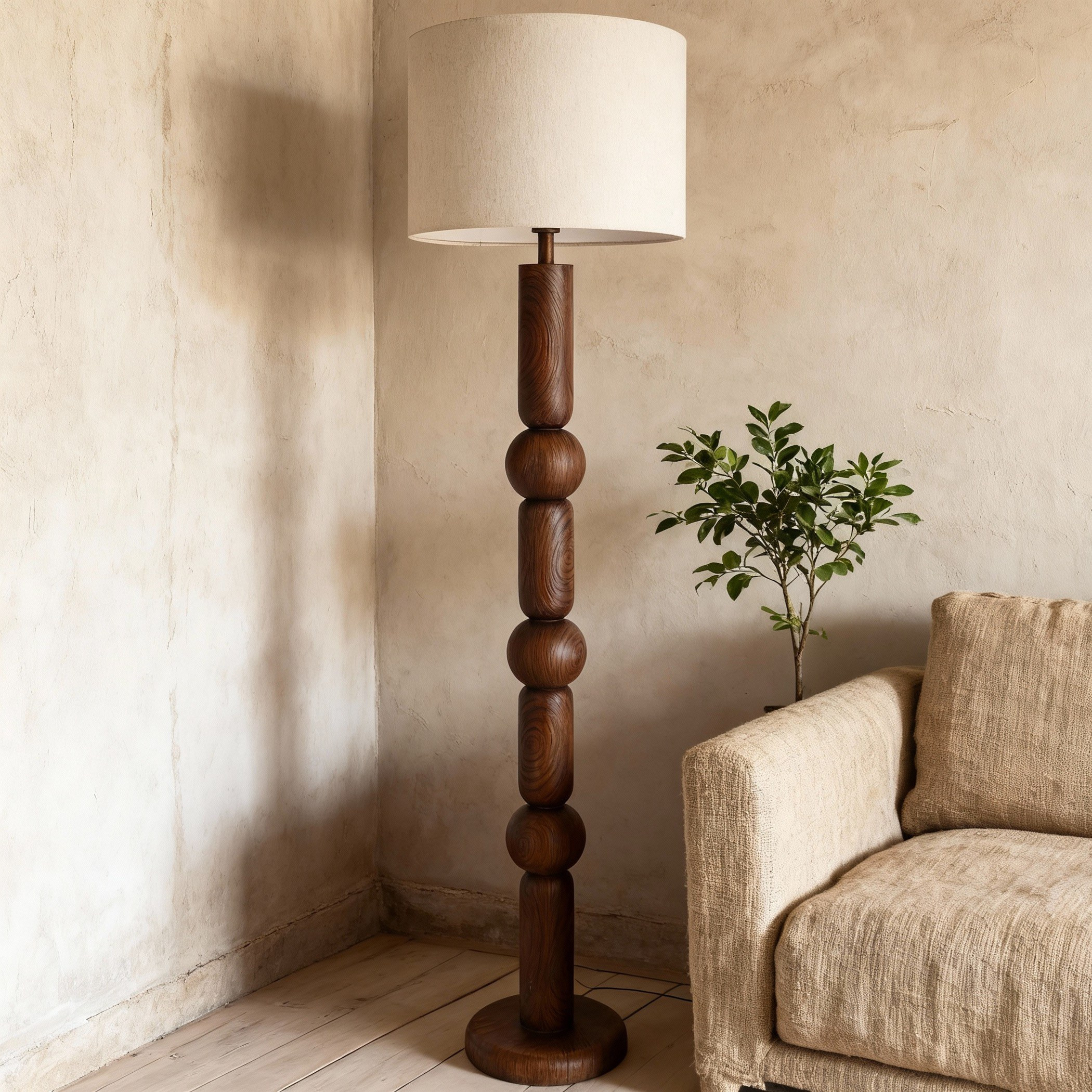 Azalea Resin Floor Lamp - 161 cm-household-lighting-floorlamps-image-2