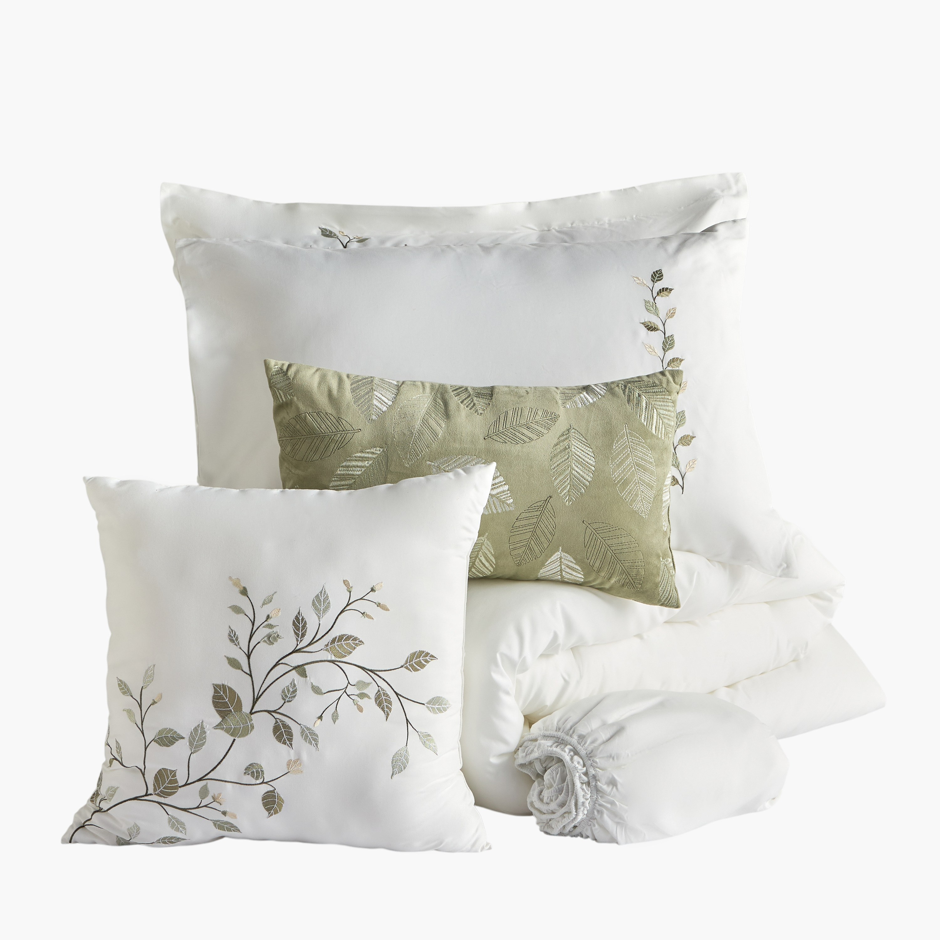 طقم لحاف مطرز سوبر كينج من 8 قطع -  ألما ناتشورا - 240x260 سم-household-bedding-comfortersandbedspreads-bedinabag-image-9