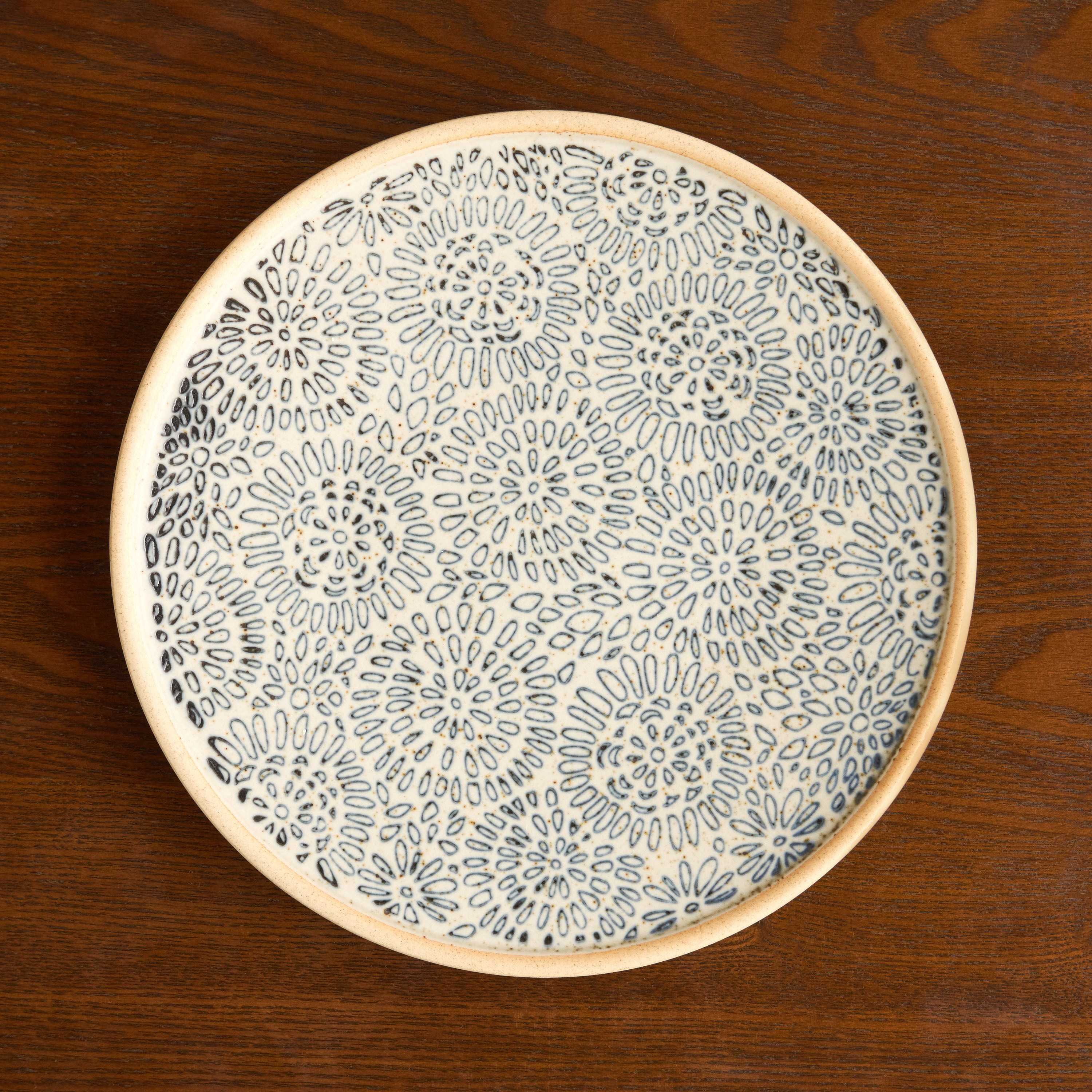 Tierra Fiore Porcelain Serving Plate - 21 cm