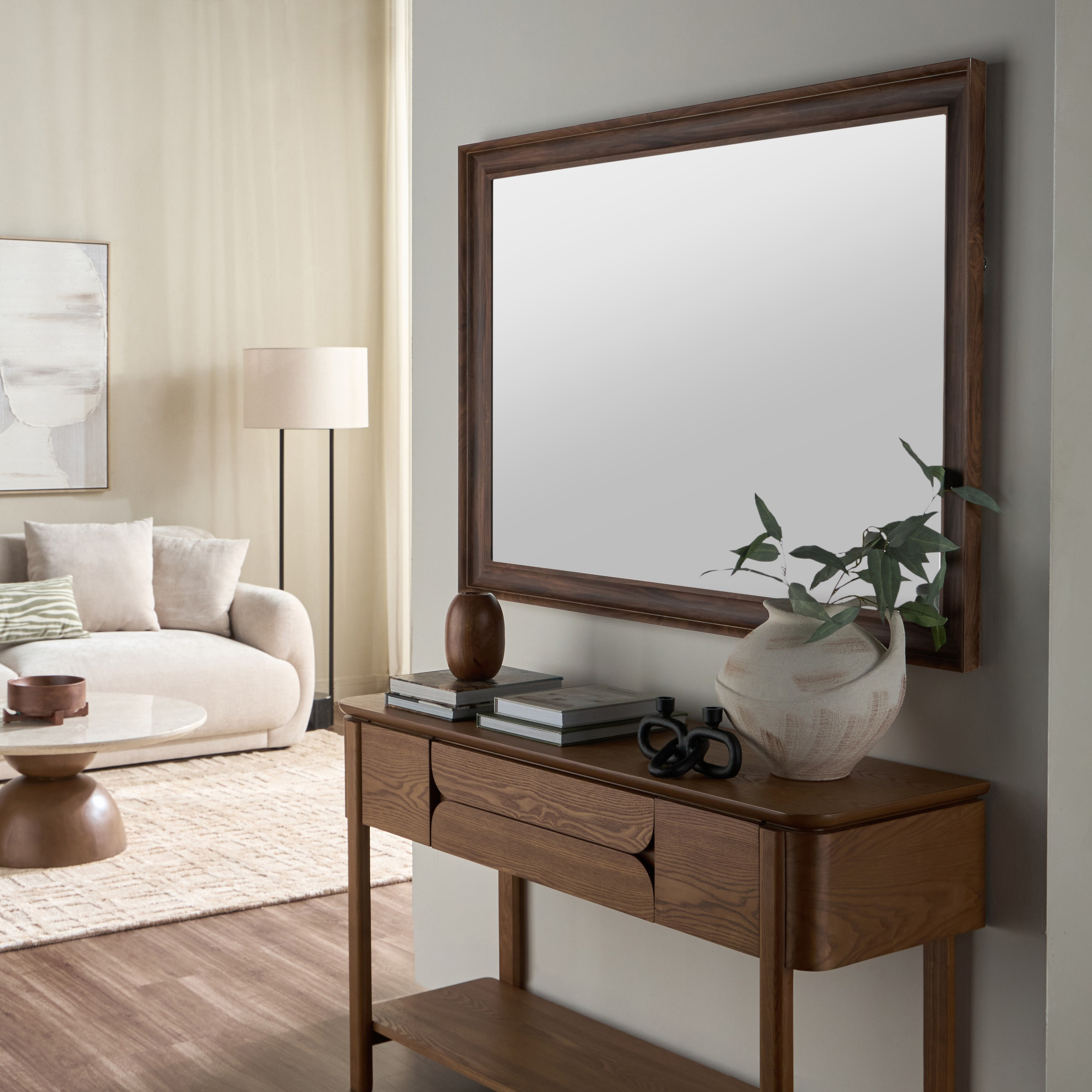 Sora Athan Wall Mirror - 134x94 cm-household-walldecorandmirrors-mirrors-wallmirrors-image-3
