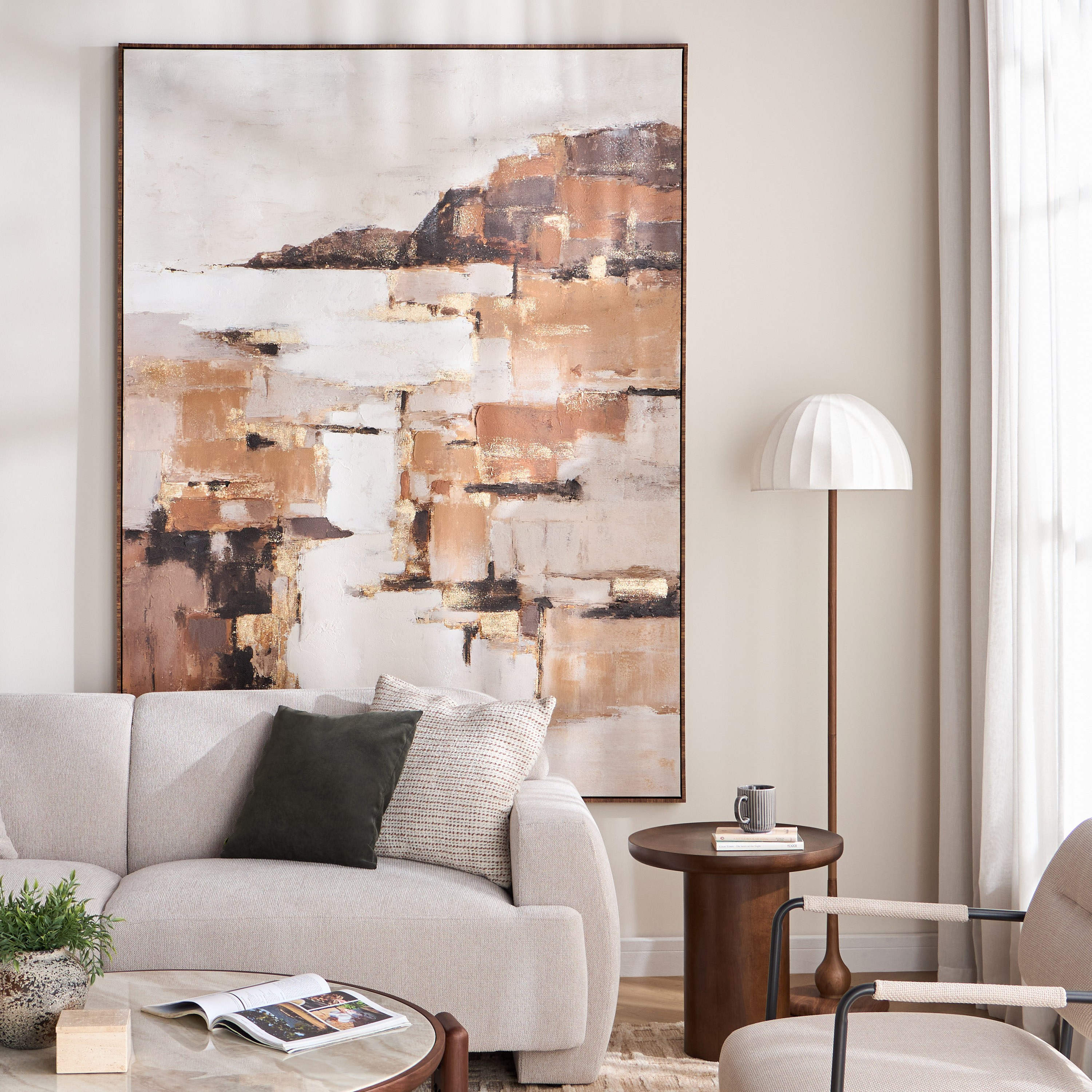 لوحة جدارية كانفاس مؤطرة - أوفيرا ماياسا - 150x200 سم-household-walldecorandmirrors-wallart-image-3