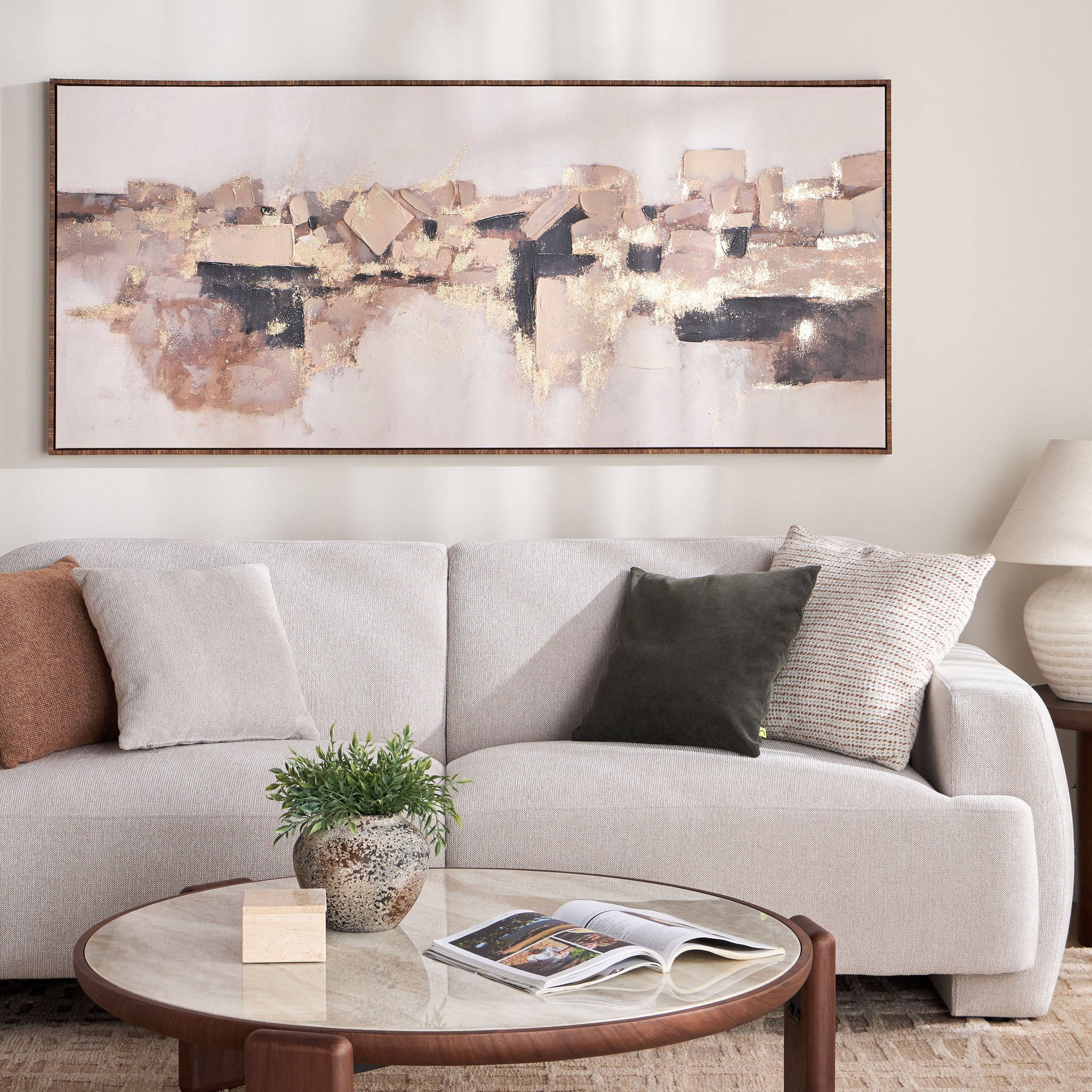 Ophira Farhana Framed Canvas Wall Art - 80x180 cm-household-walldecorandmirrors-wallart-image-3