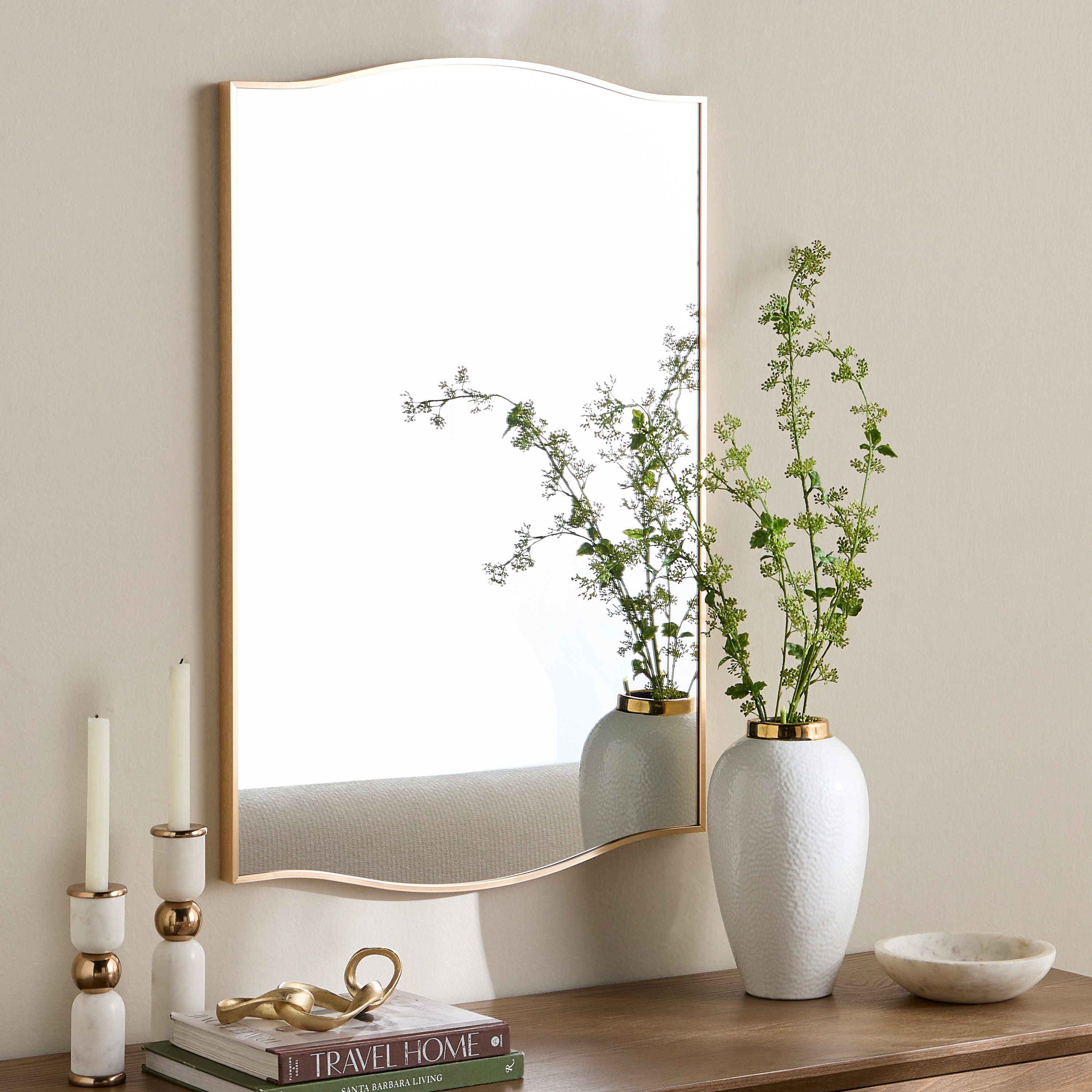 Darek Wall Mirror - 90x60 cm-household-walldecorandmirrors-mirrors-wallmirrors-image-3