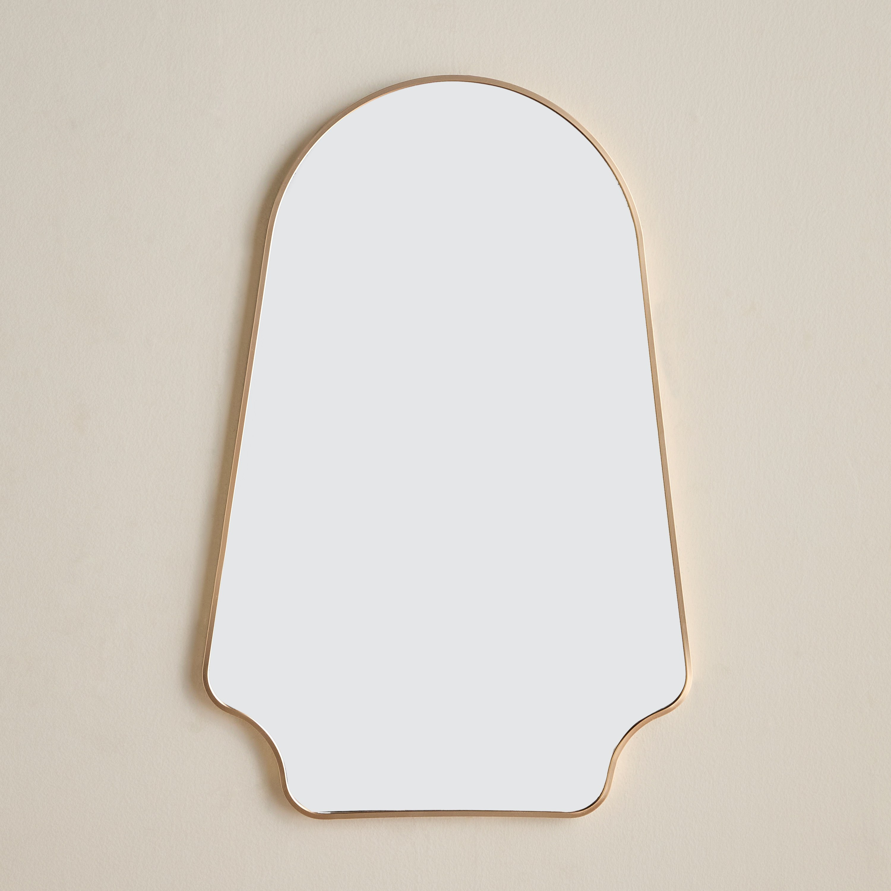 Darek Wall Mirror - 90x60 cm-household-walldecorandmirrors-mirrors-wallmirrors-image-1