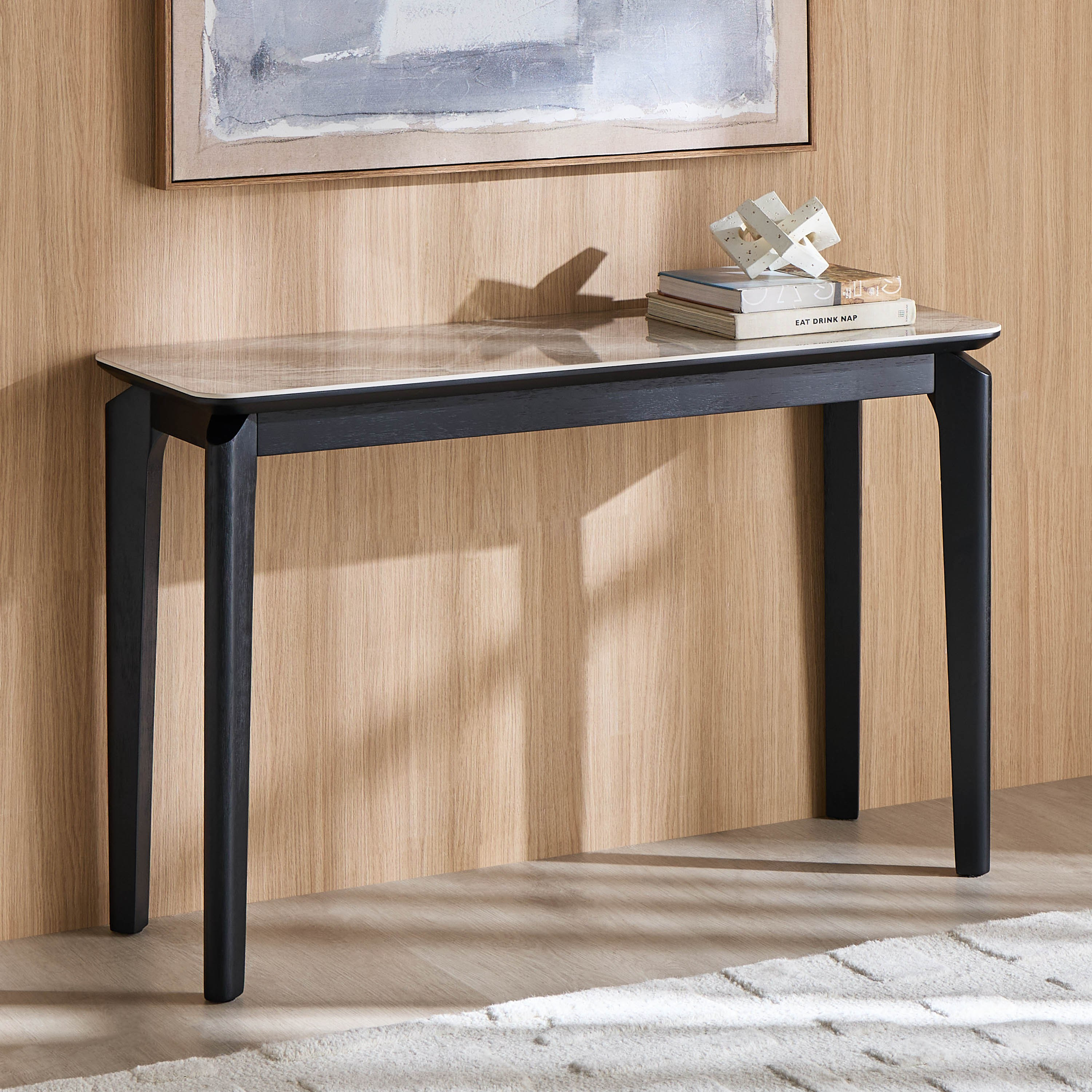 Charcoal Console Table