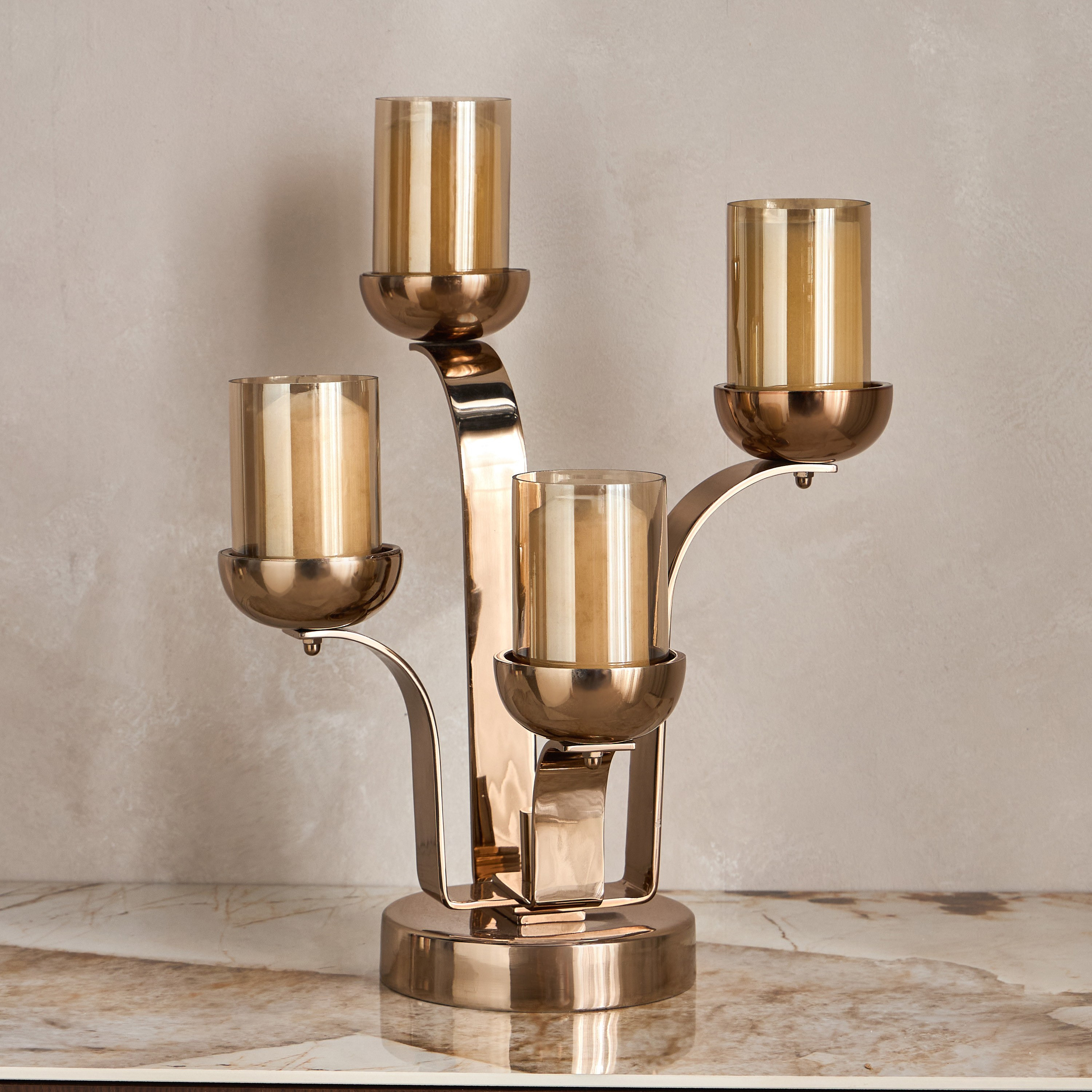 حامل شموع عمودي معدن - أوفيليا - 45 سم-household-decor-candleholdersandlanterns-image-1