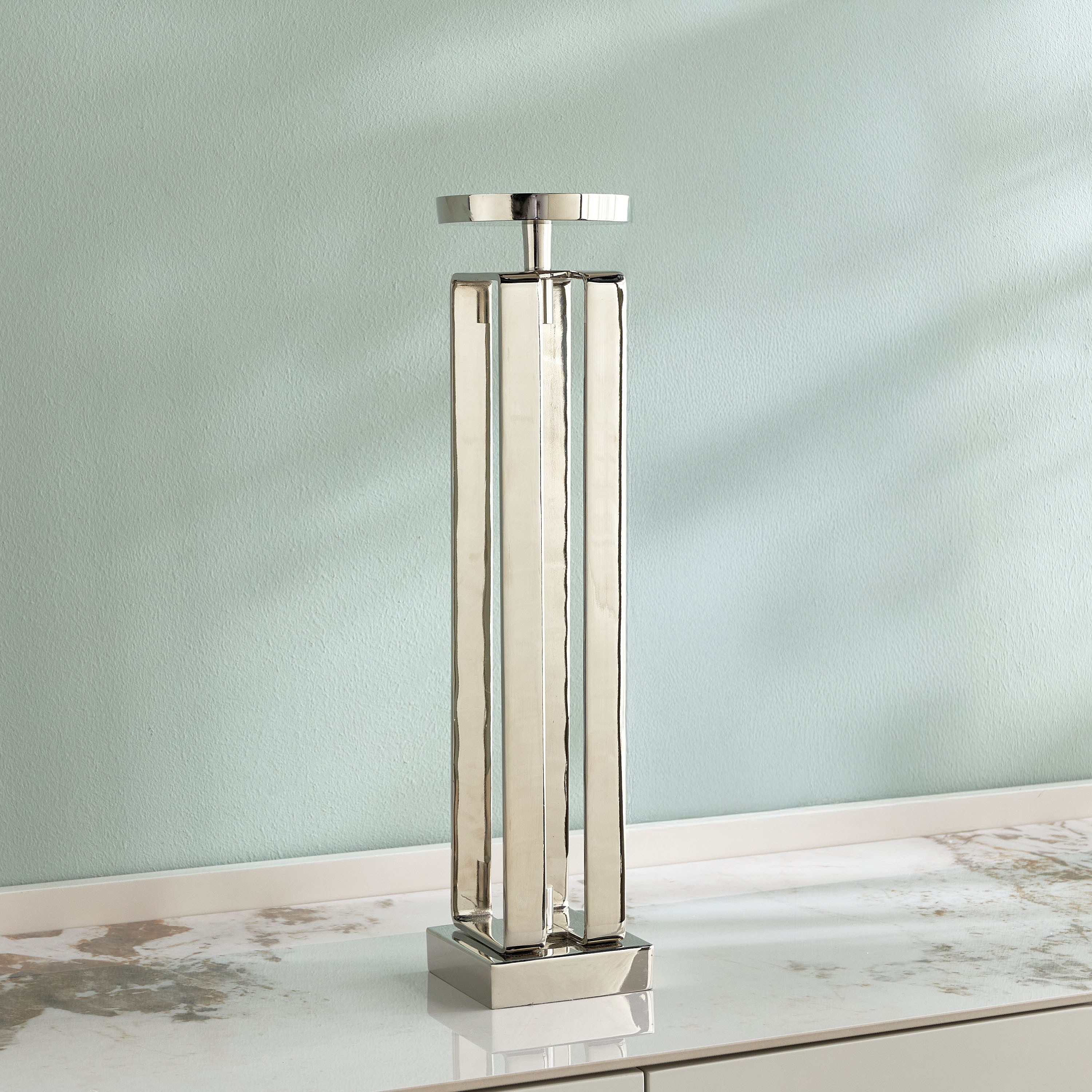 Kyro Metal Grid Pillar Candleholder - 72 cm-household-decor-candleholdersandlanterns-image-3