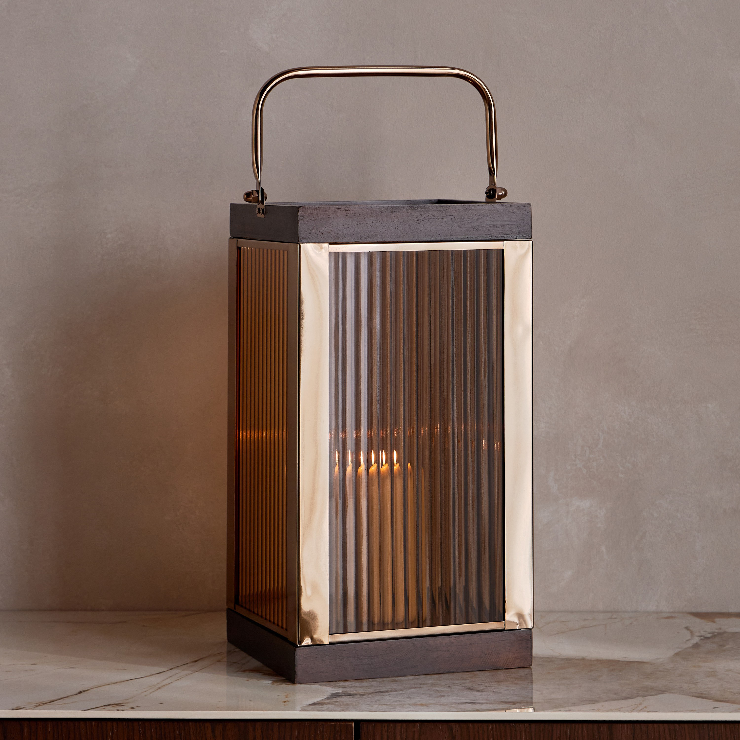Ophira Metal Lantern - 26 cm-household-decor-candleholdersandlanterns-image-2