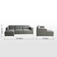 كنبة ركنية يسار قماش بـ4 مقاعد - كيلستون-furniture-sofaandseating-cornersofas-image-1