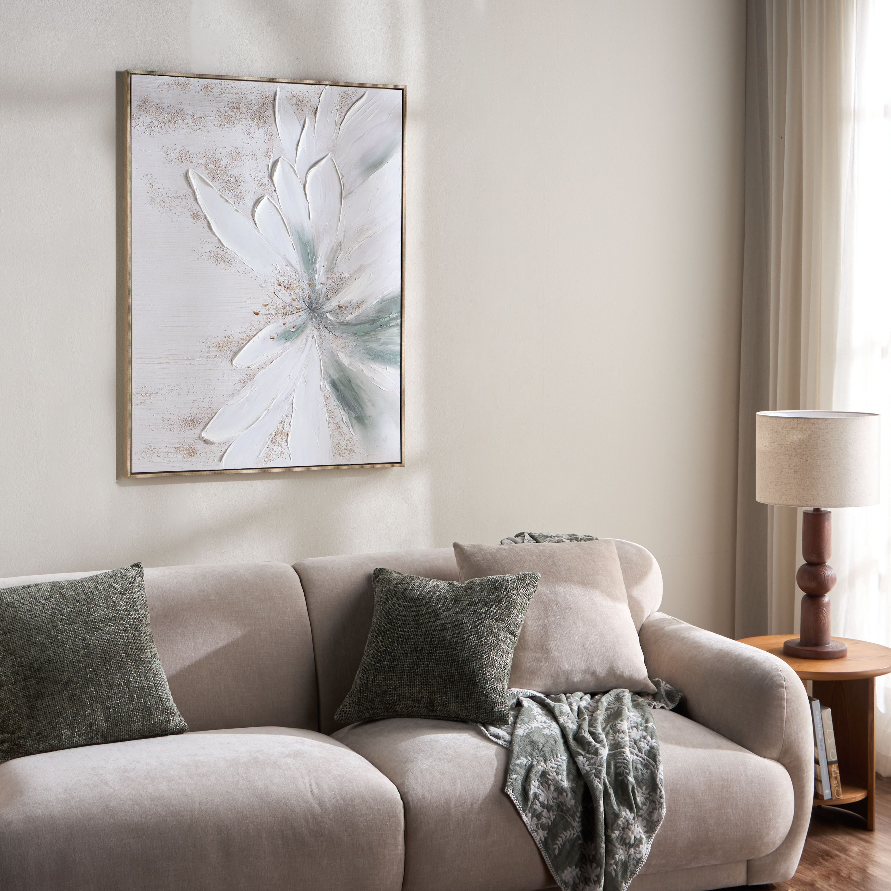 لوحة جدارية كانفاس مؤطرة - نارورا سهى - 90x120 سم-household-walldecorandmirrors-wallart-image-3