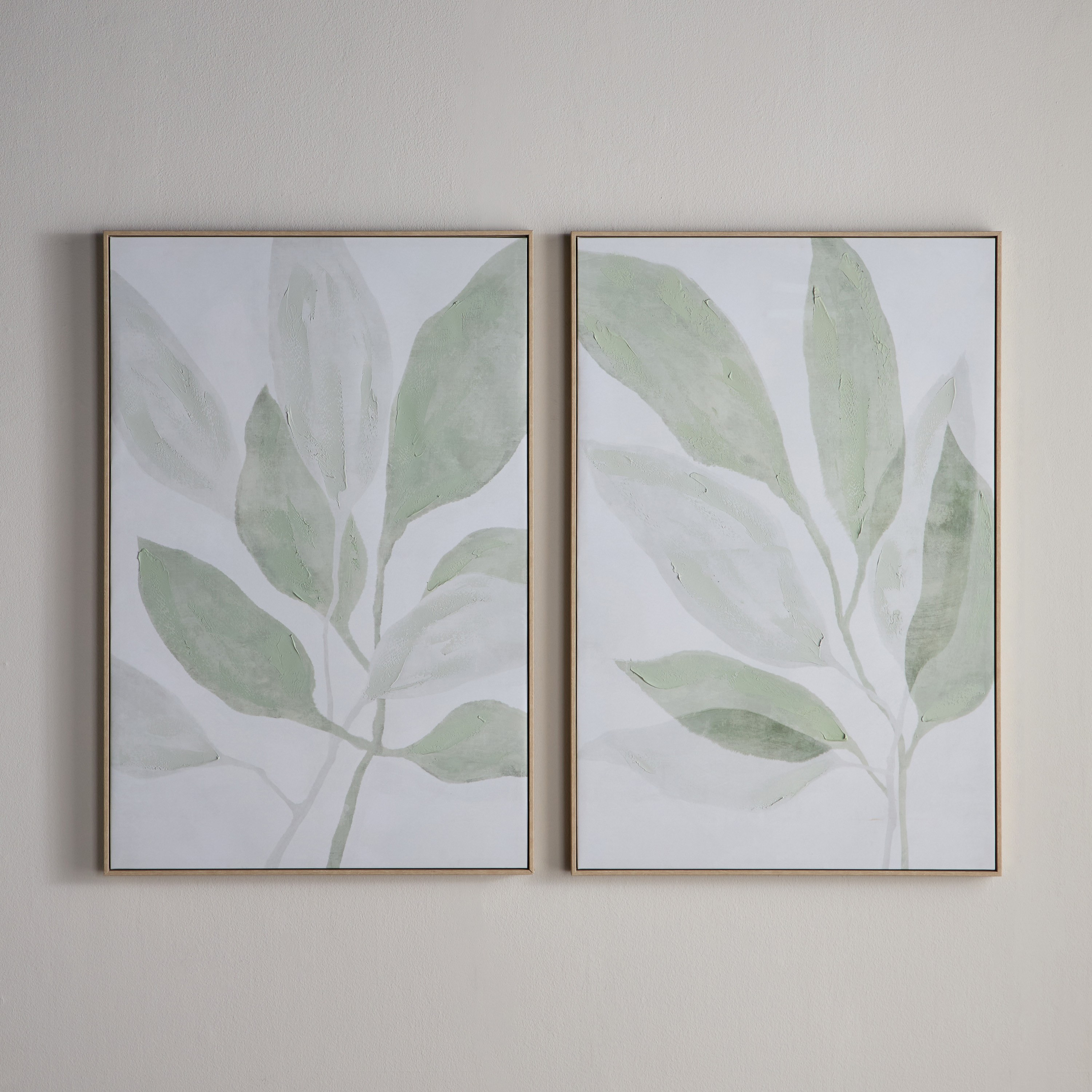 طقم لوحات جدارية كانفاس مؤطرة قطعتين - ناتورا سميرة - 160x120 سم-household-walldecorandmirrors-wallart-image-1