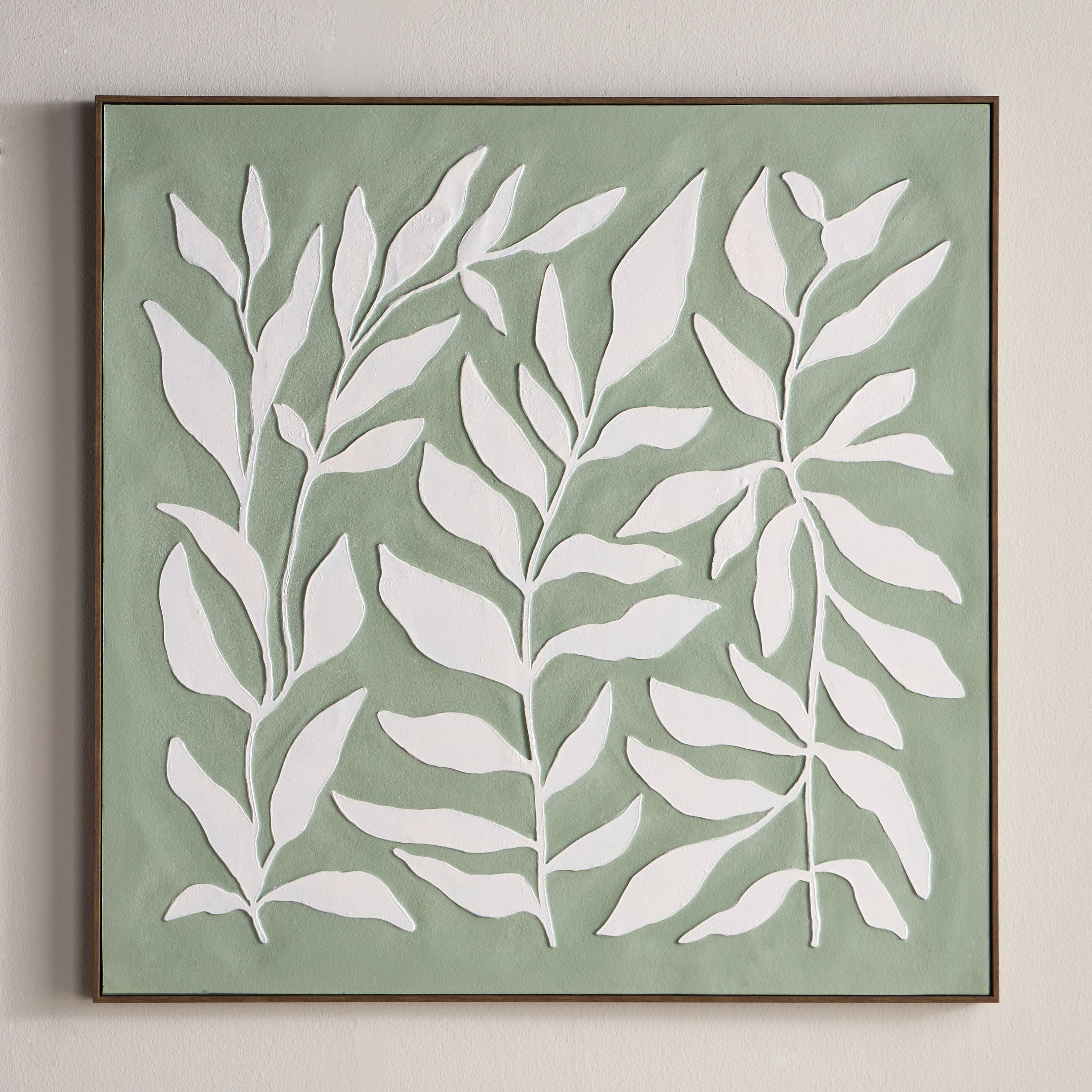 Natura Rana Framed Canvas Wall Art - 100x100 cm