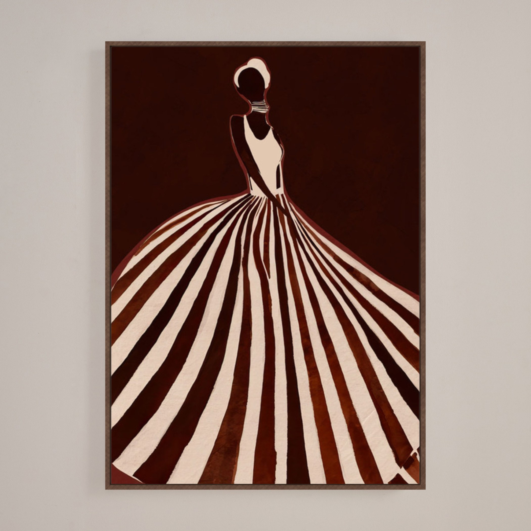 Ophira Kallista Framed Canvas Wall Art - 80x120 cm