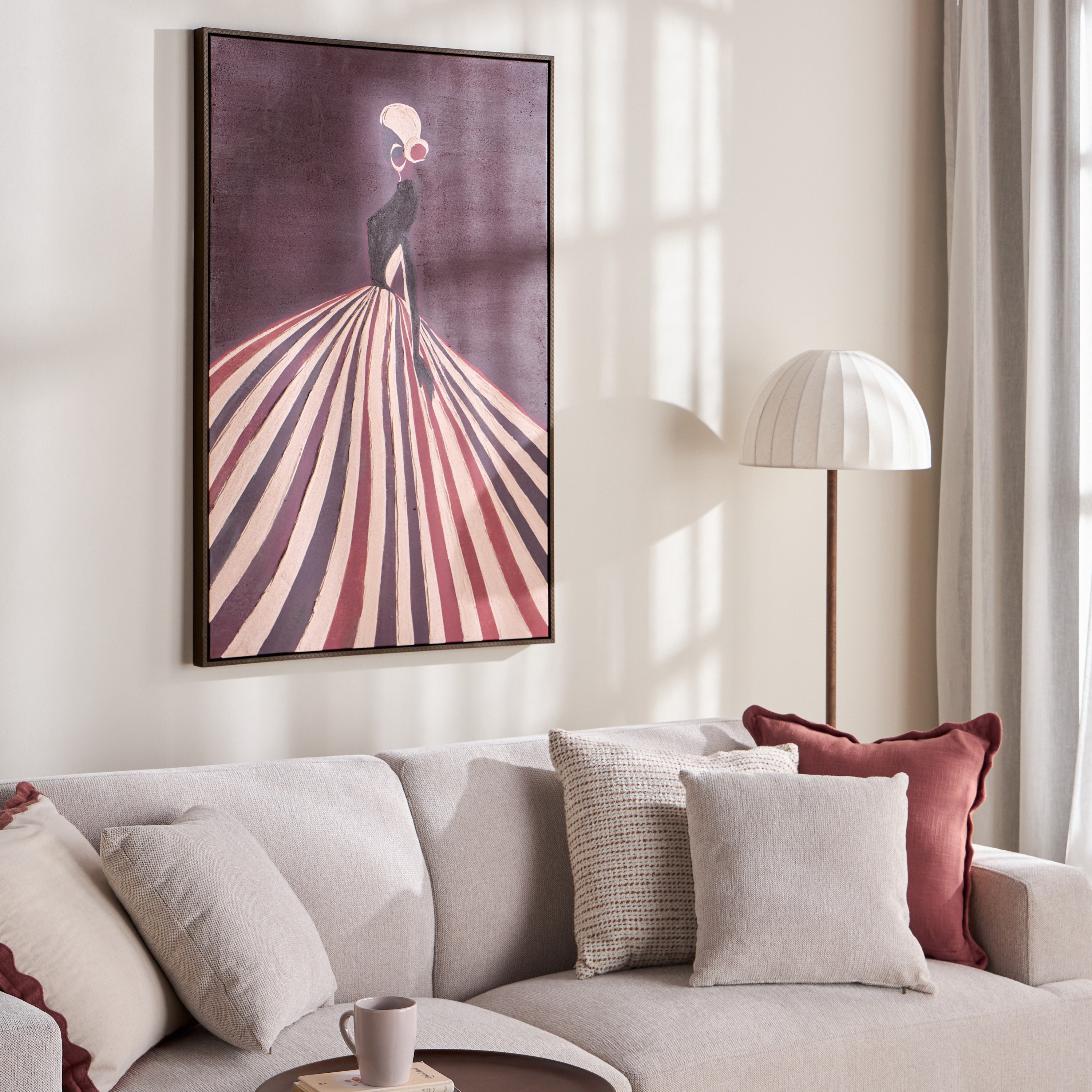 Ophira Kallista Framed Canvas Wall Art - 80x120 cm-household-walldecorandmirrors-wallart-image-3