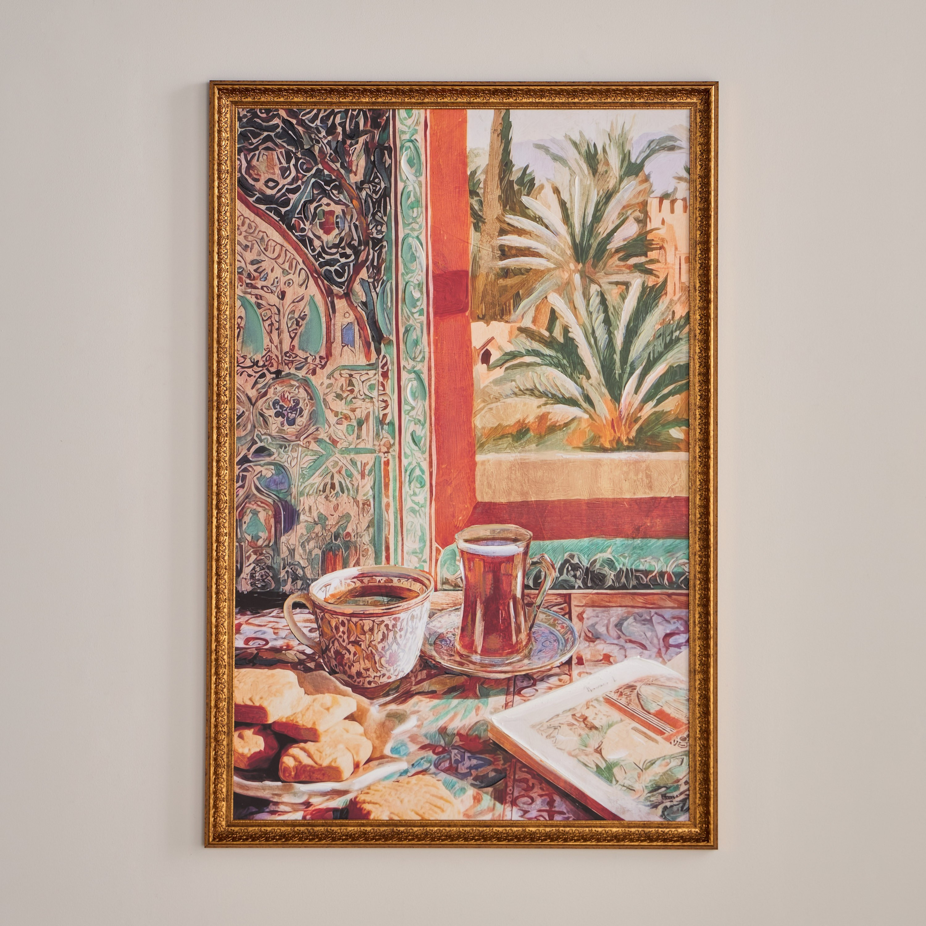 لوحة جدارية كانفاس مؤطرة - سنا - 120x80 سم-household-walldecorandmirrors-wallart-image-1