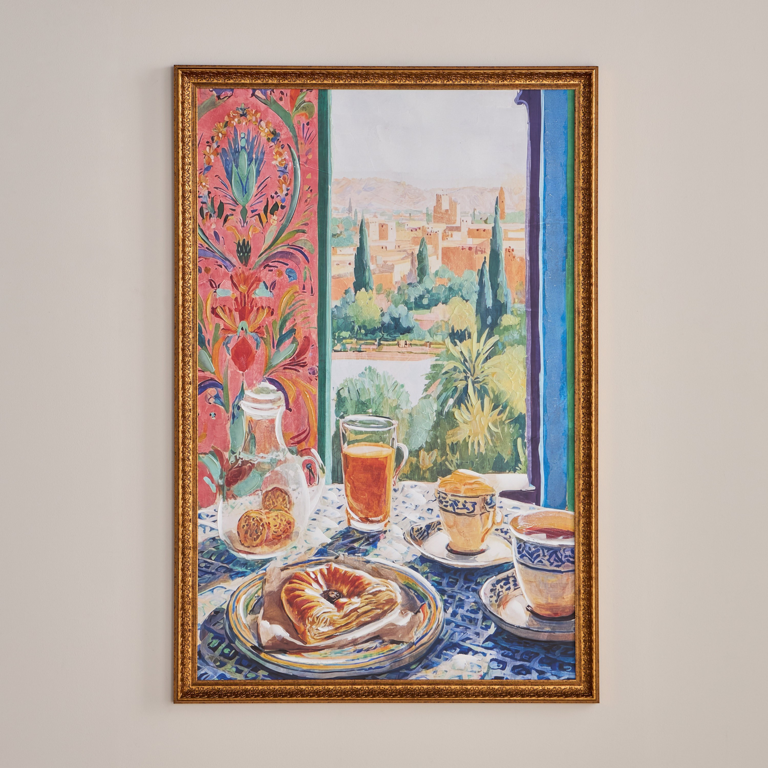 لوحة حائط كانفاس مؤطرة - مايا - 80x120 سم-household-walldecorandmirrors-wallart-image-1