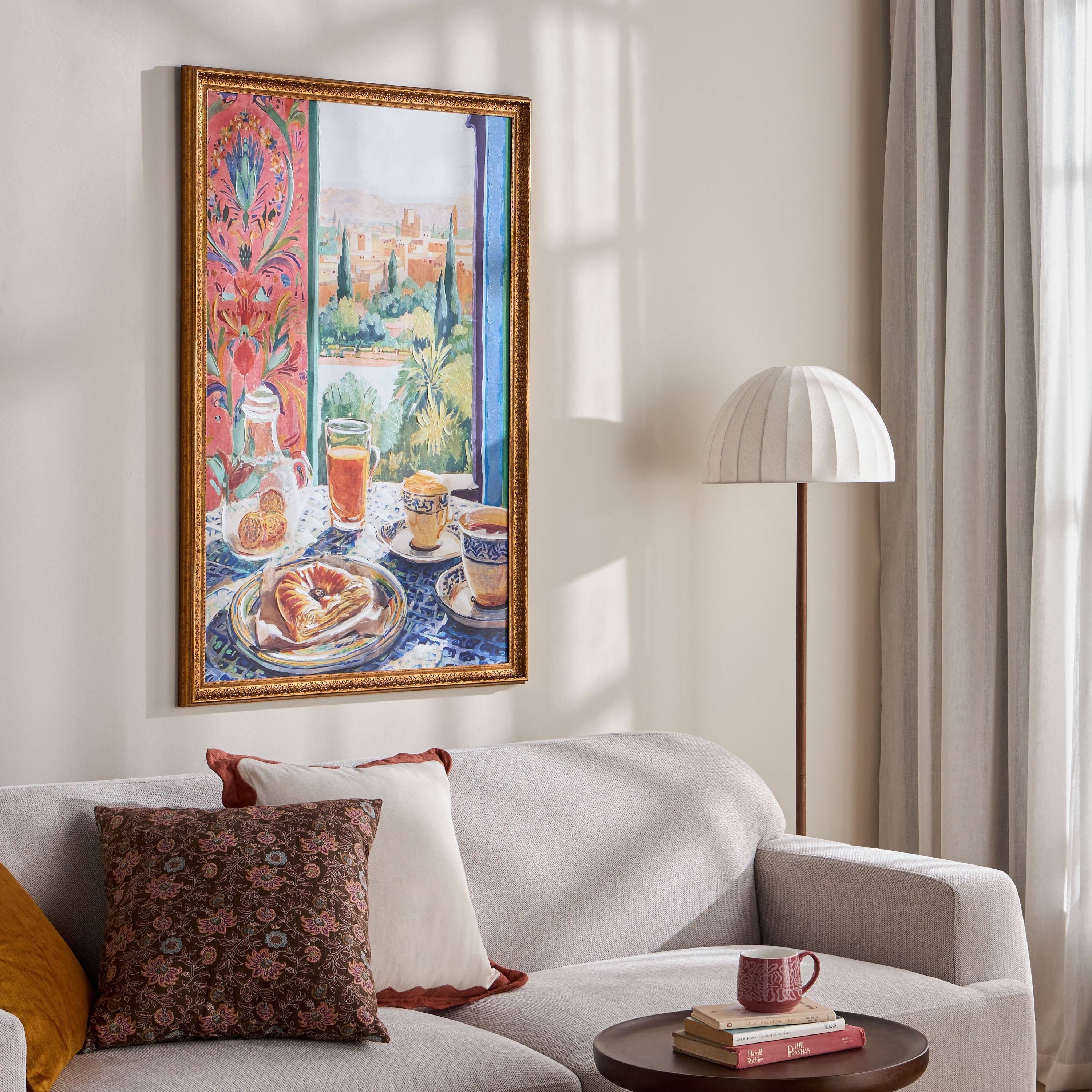لوحة حائط كانفاس مؤطرة - مايا - 80x120 سم-household-walldecorandmirrors-wallart-image-3