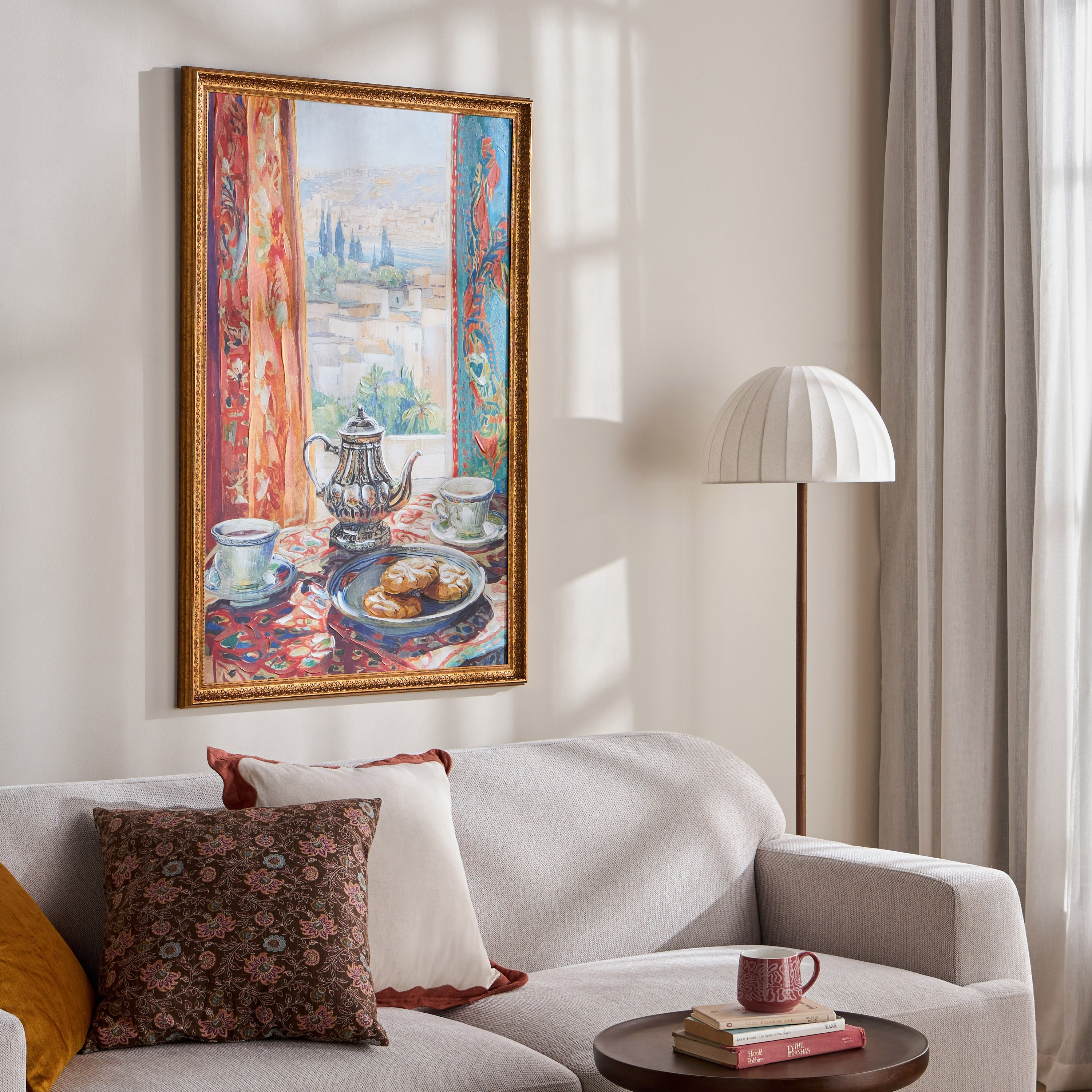 لوحة جدارية كانفاس مؤطرة - سمانا - 80x120 سم-household-walldecorandmirrors-wallart-image-3