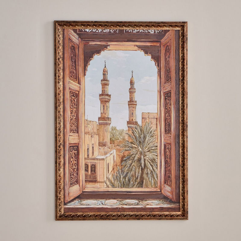 لوحة كانفاس جدارية مؤطرة - كاميل - 80x120 سم — صورة 1