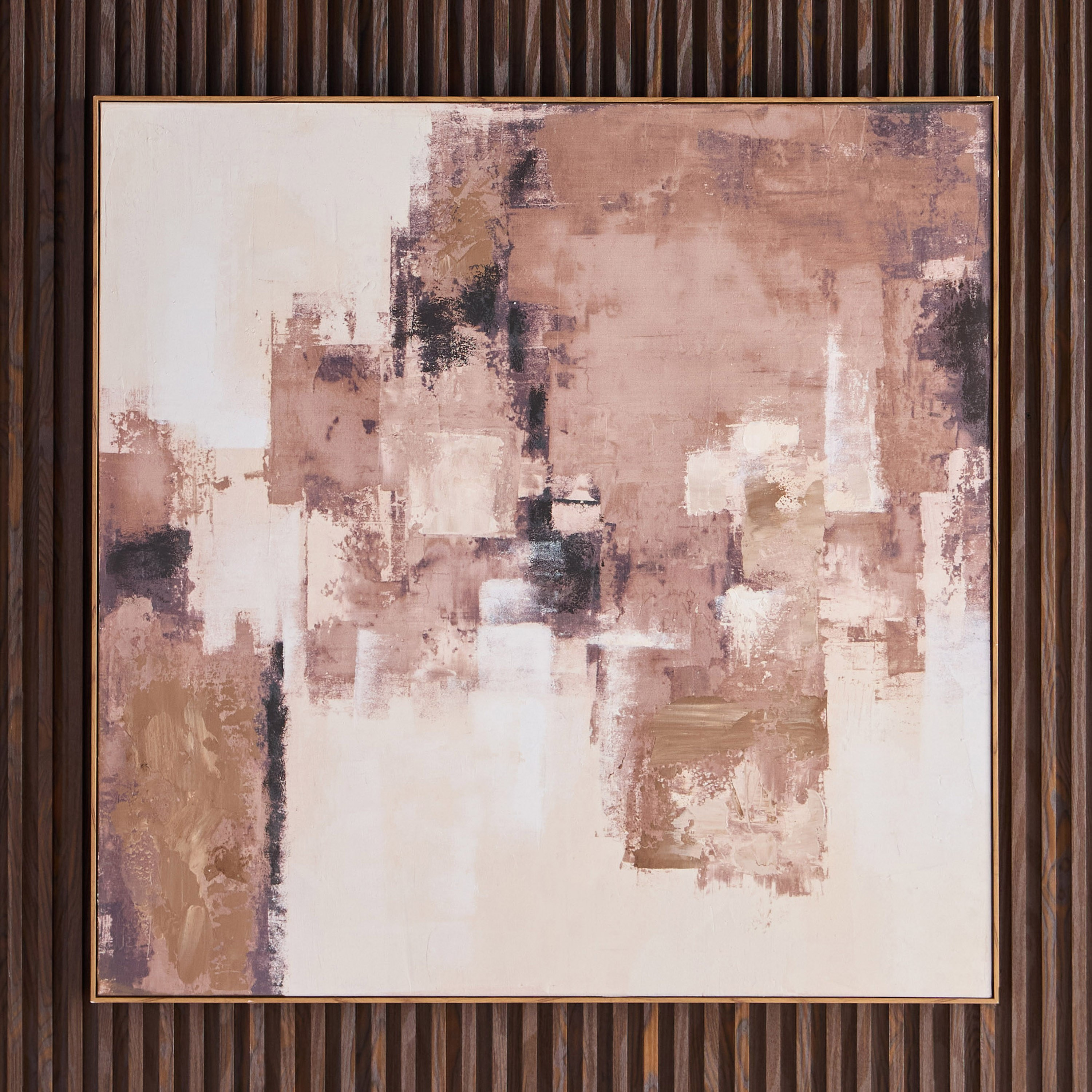 لوحة جدارية كانفاس مؤطرة - نوال - 120x120 سم-household-walldecorandmirrors-wallart-image-1