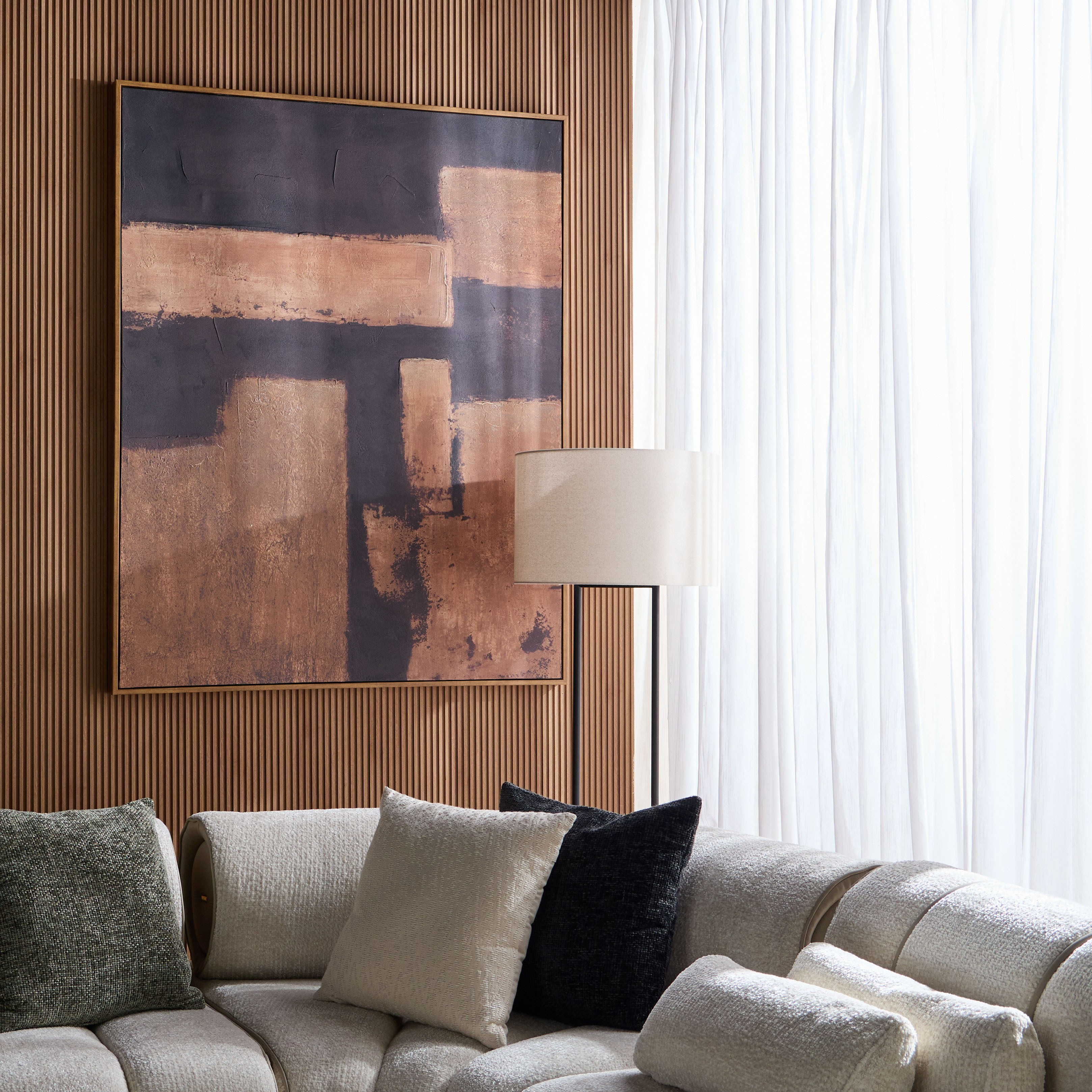 زينة حائط كانفاس مؤطرة - لميس - 120x150 سم-household-walldecorandmirrors-wallart-image-3