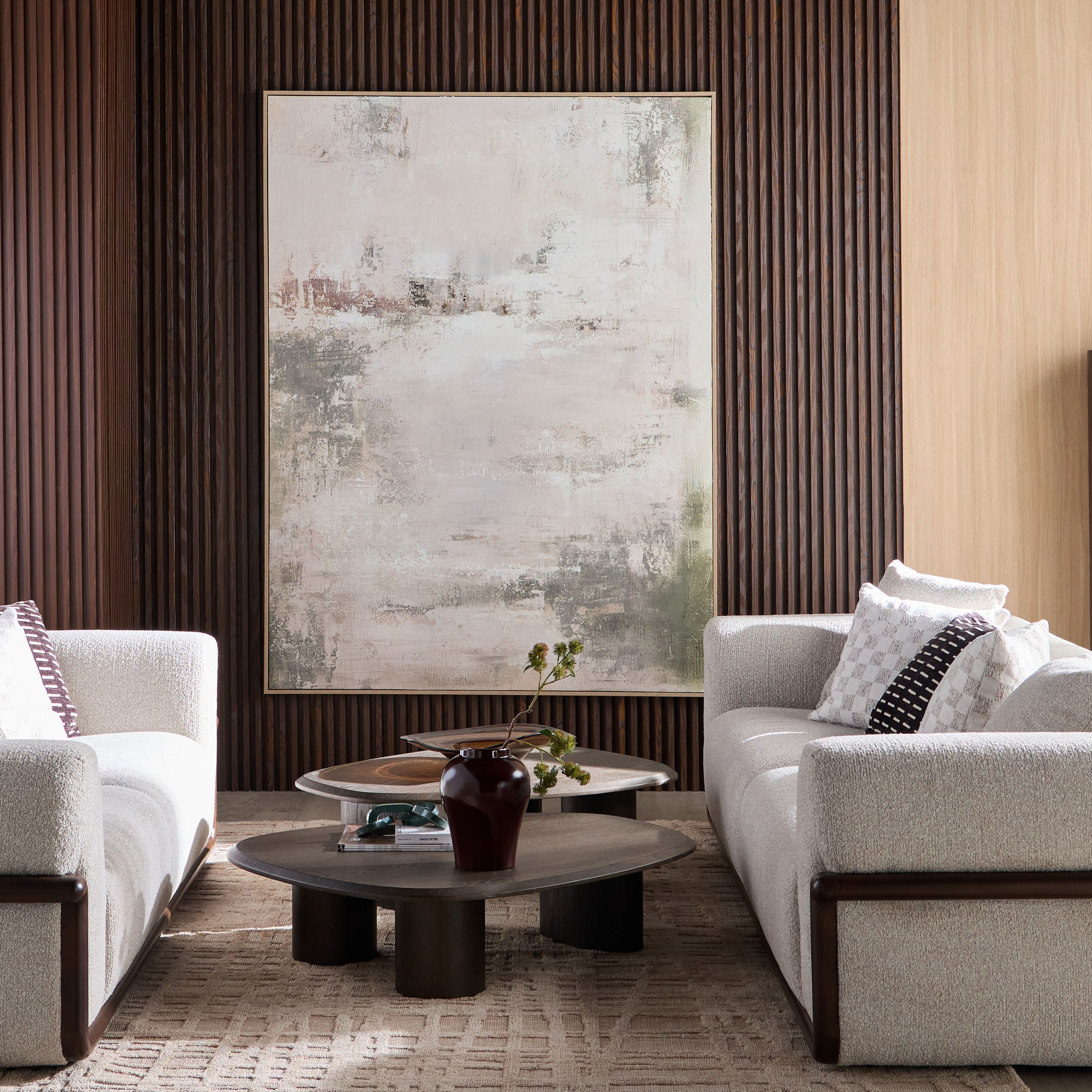 لوحة حائط كانفاس مؤطرة مرسومة يدويًا - رافيا - 150x200 سم-household-walldecorandmirrors-wallart-image-3