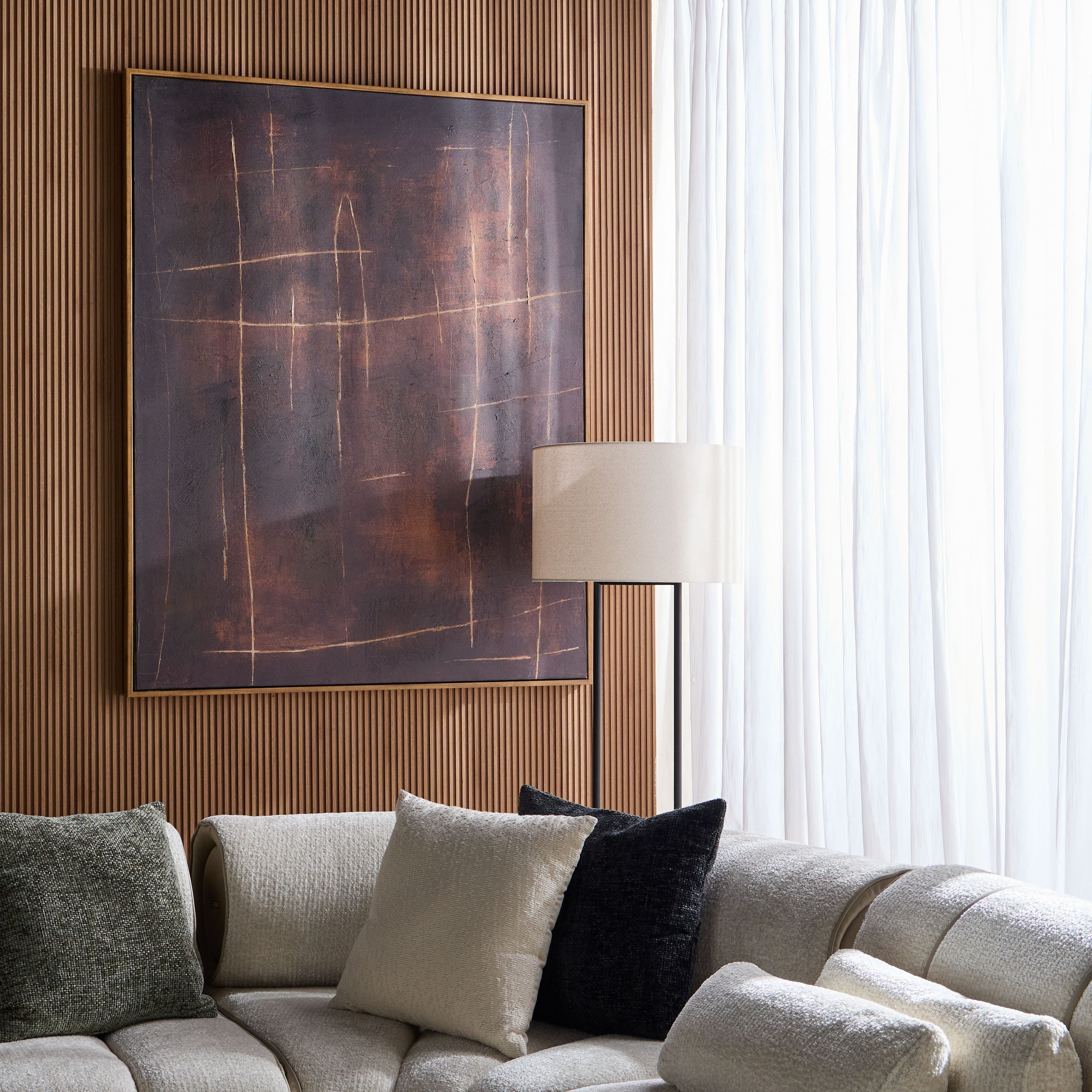 زينة حائط كانفاس مؤطرة - صباح - 120x150 سم-household-walldecorandmirrors-wallart-image-3