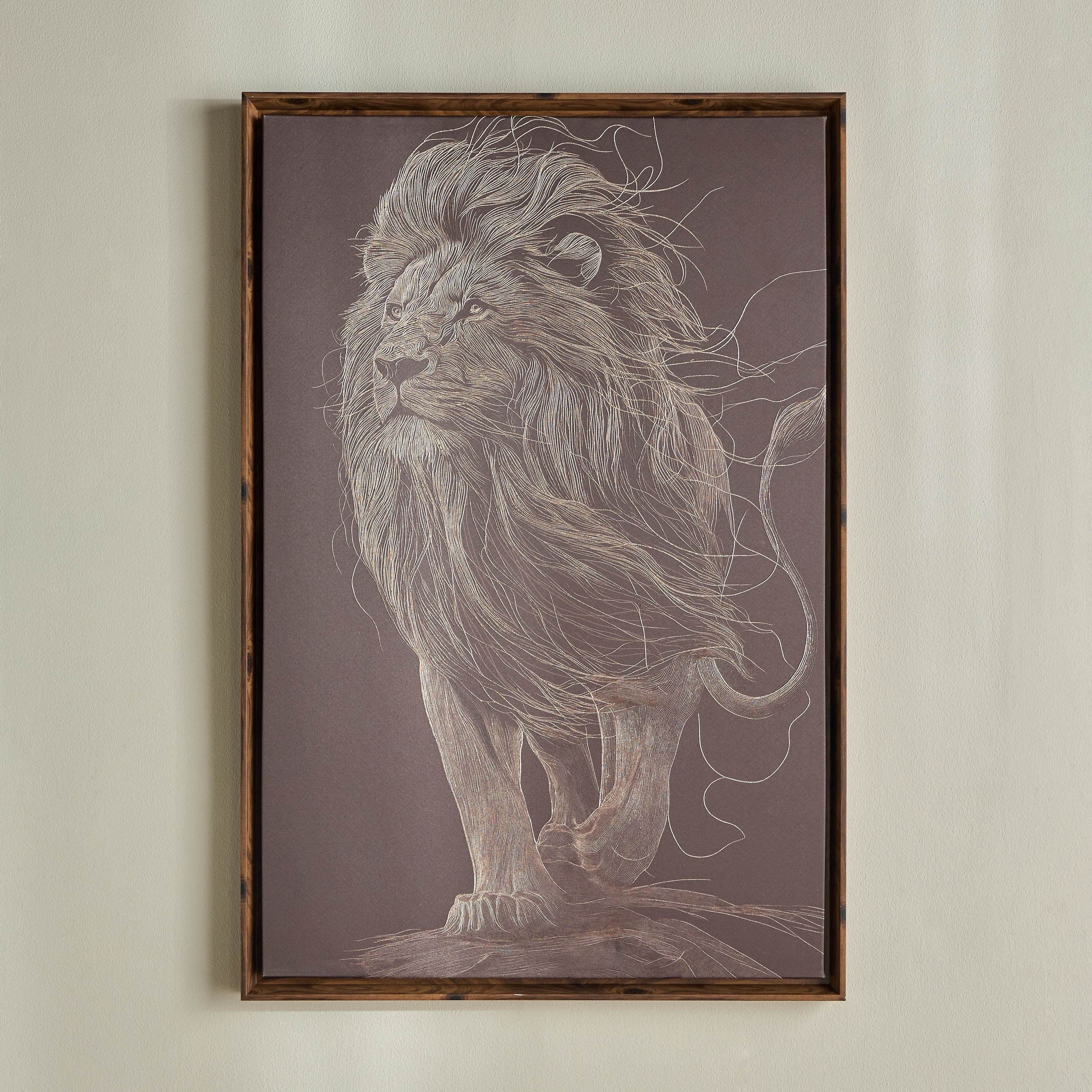 Ophira Siham Framed Canvas Wall Art - 80x120 cm