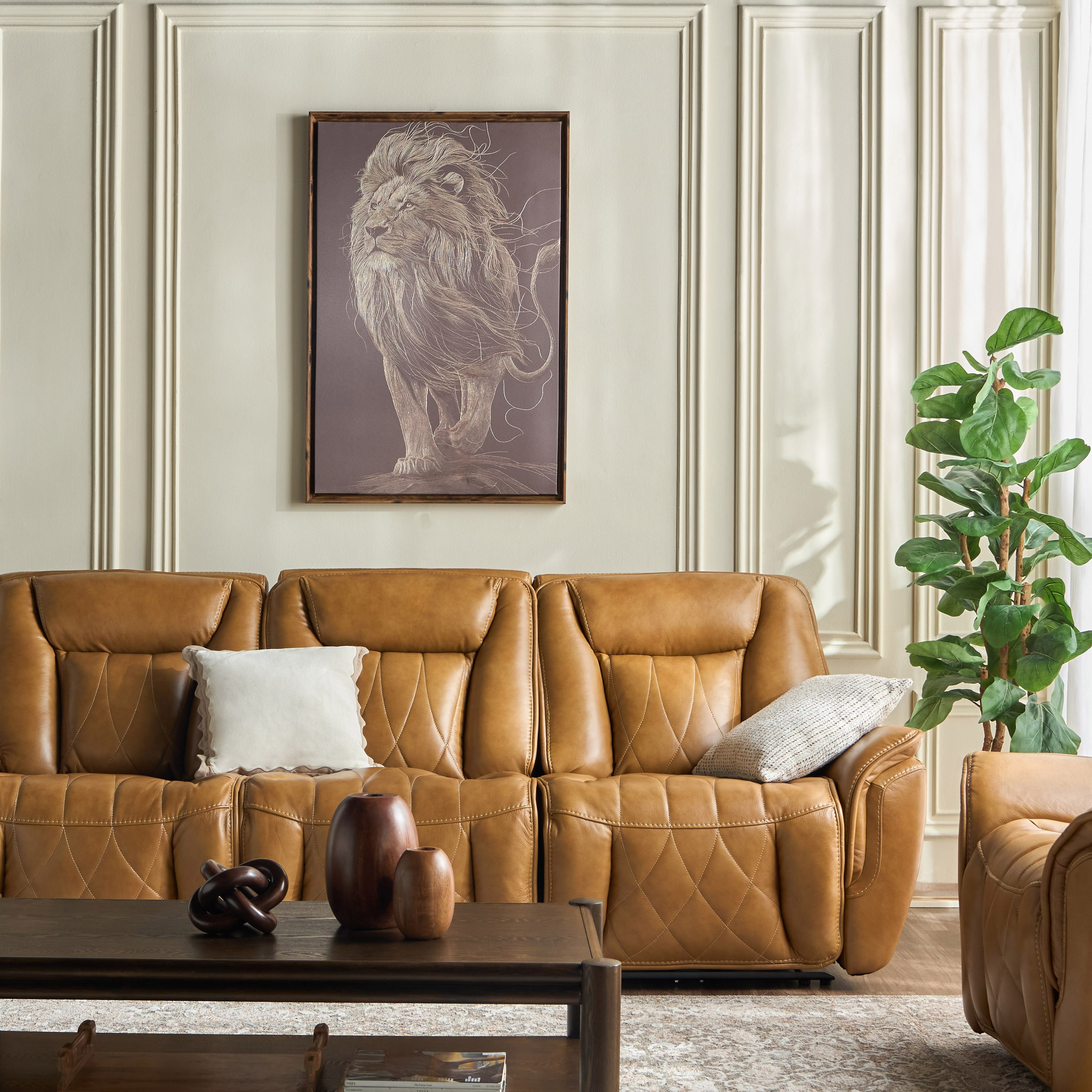 لوحة جدارية كانفاس مؤطرة - أوفيرا سهام - 80x120 سم-household-walldecorandmirrors-wallart-image-4
