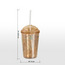 كوب بجدار مزدوج وقشة وطبعات - برينا - 350 مل-babyandkids-schoolessentials-waterbottles-image-1