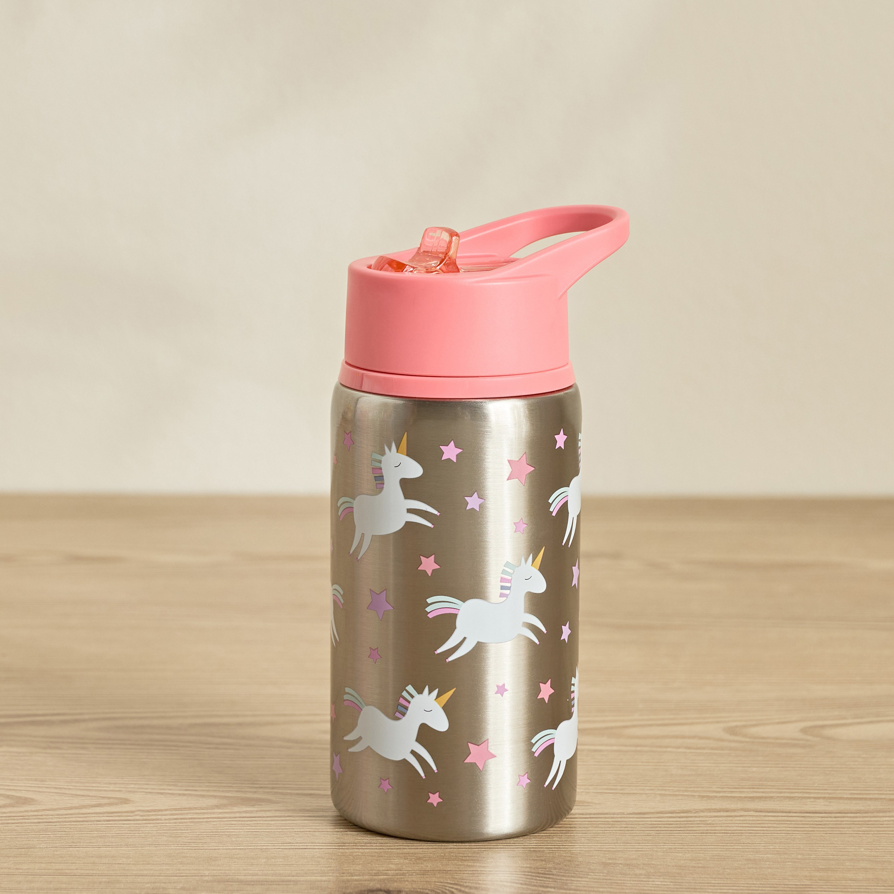 Brenna Unicorn Double Wall Sipper Water Bottle - 500 ml