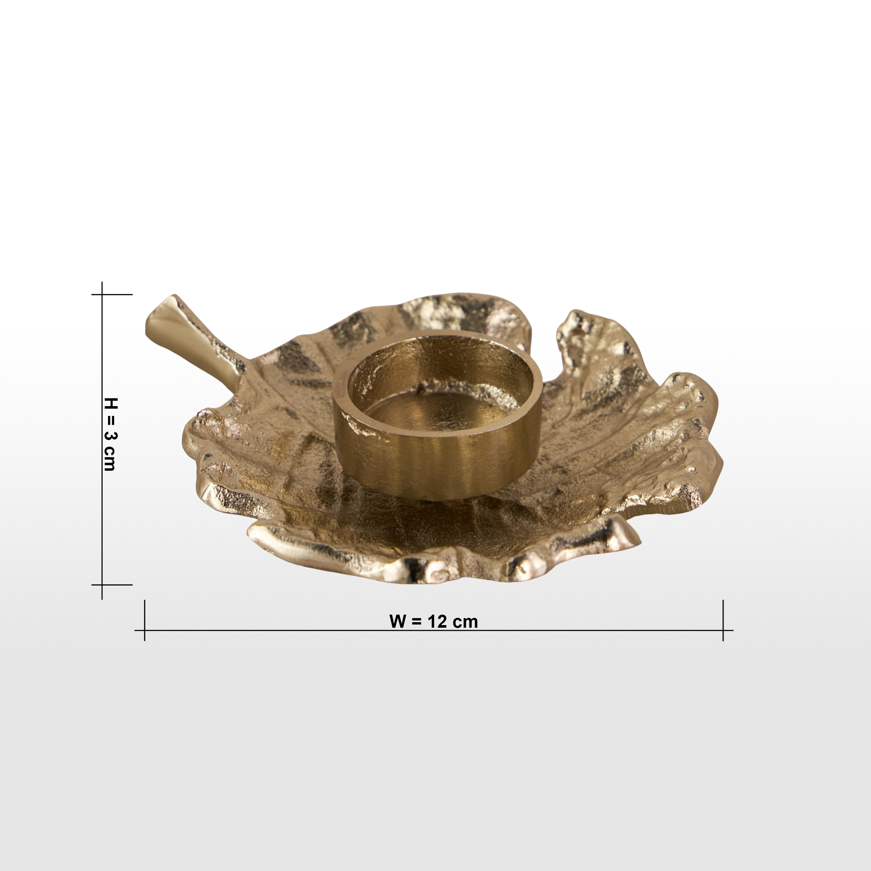 حامل شموع صغيرة معدني بتصميم ورقة صفصاف - لوكس فاتيما - 3 سم-household-decor-candleholdersandlanterns-image-6