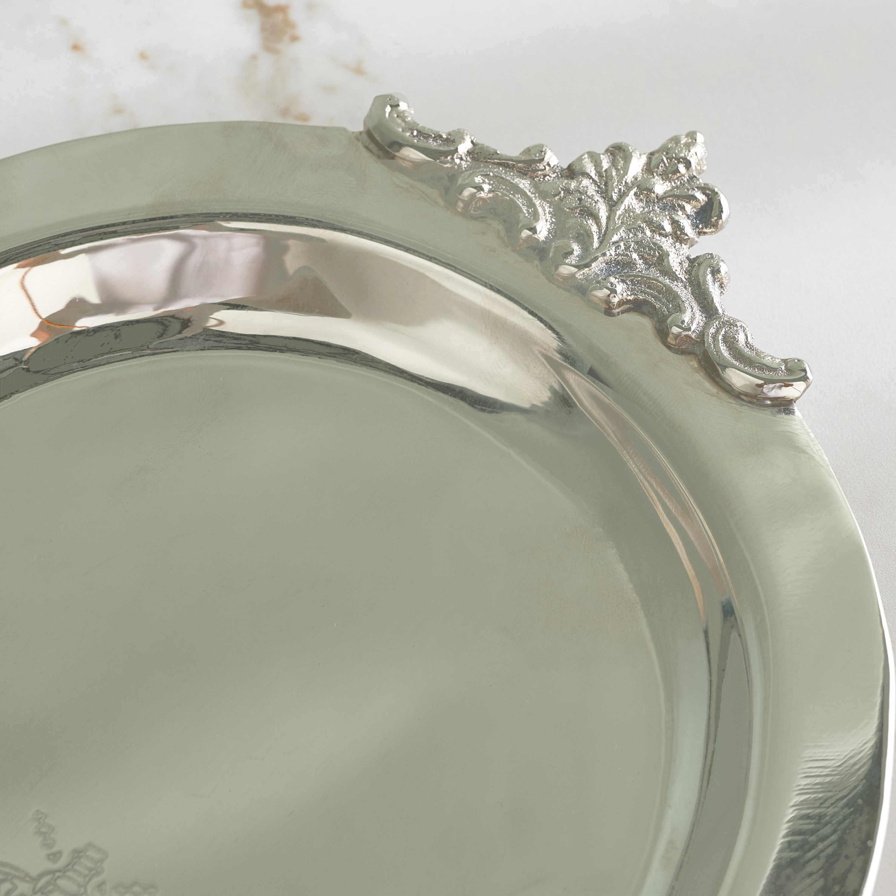 Orientale Metal Decorative Tray - 37 cm-household-decor-boxesandtrays-image-3