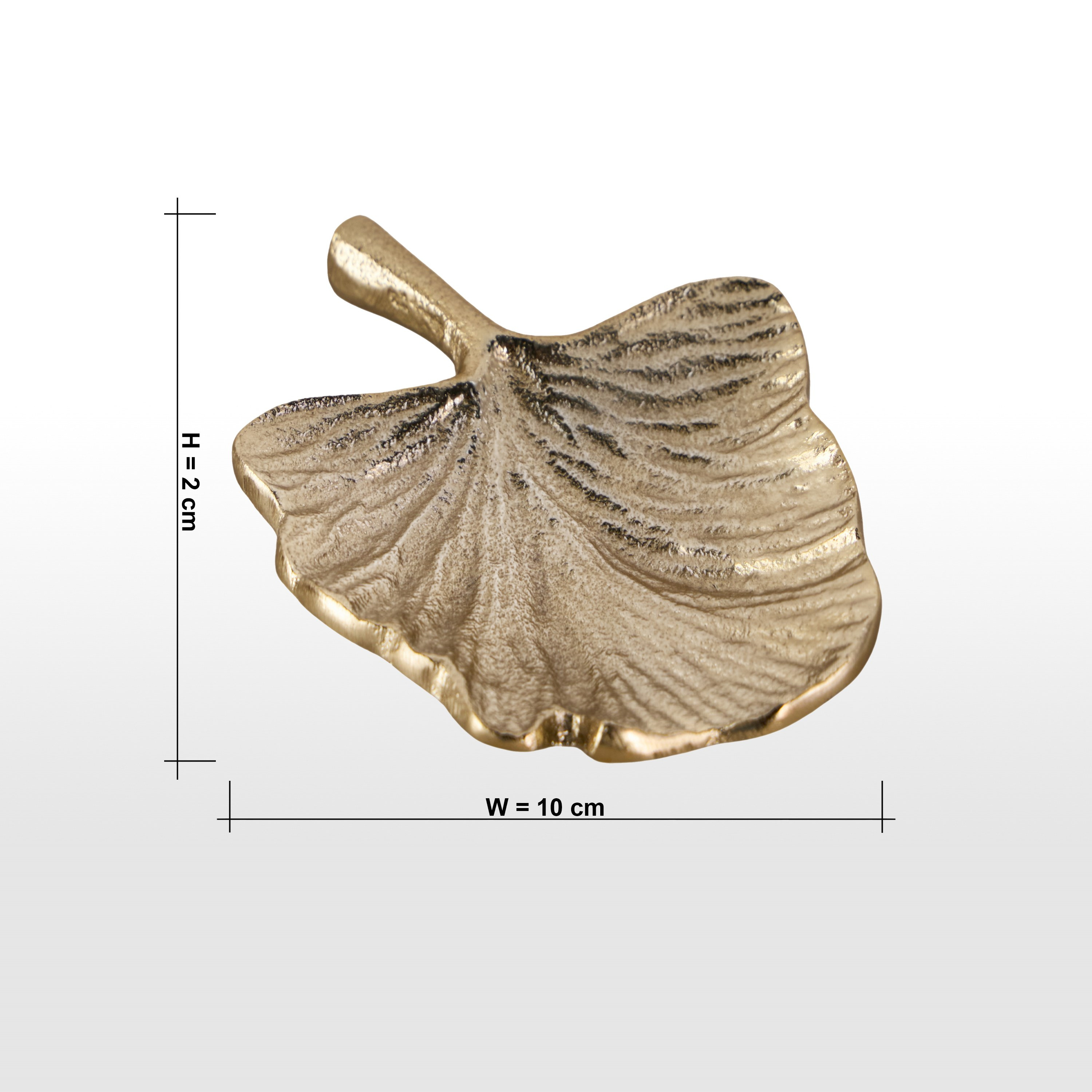 Luxe Fatima Willow Metal Decorative Platter - 13 cm-household-decor-boxesandtrays-image-4