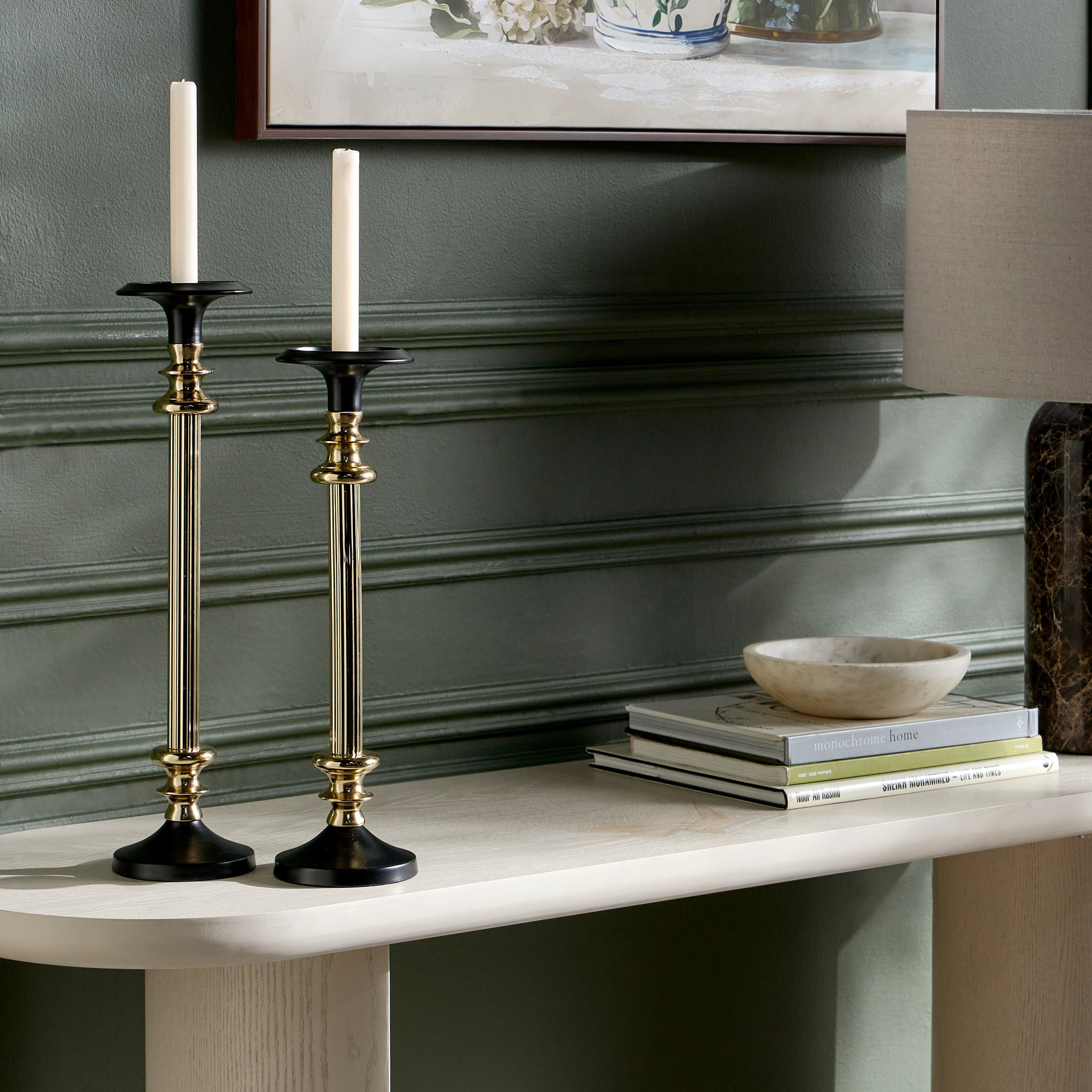 Luxe Fatima Zina Metal Taper Candleholder - 45 cm-household-decor-candleholdersandlanterns-image-6