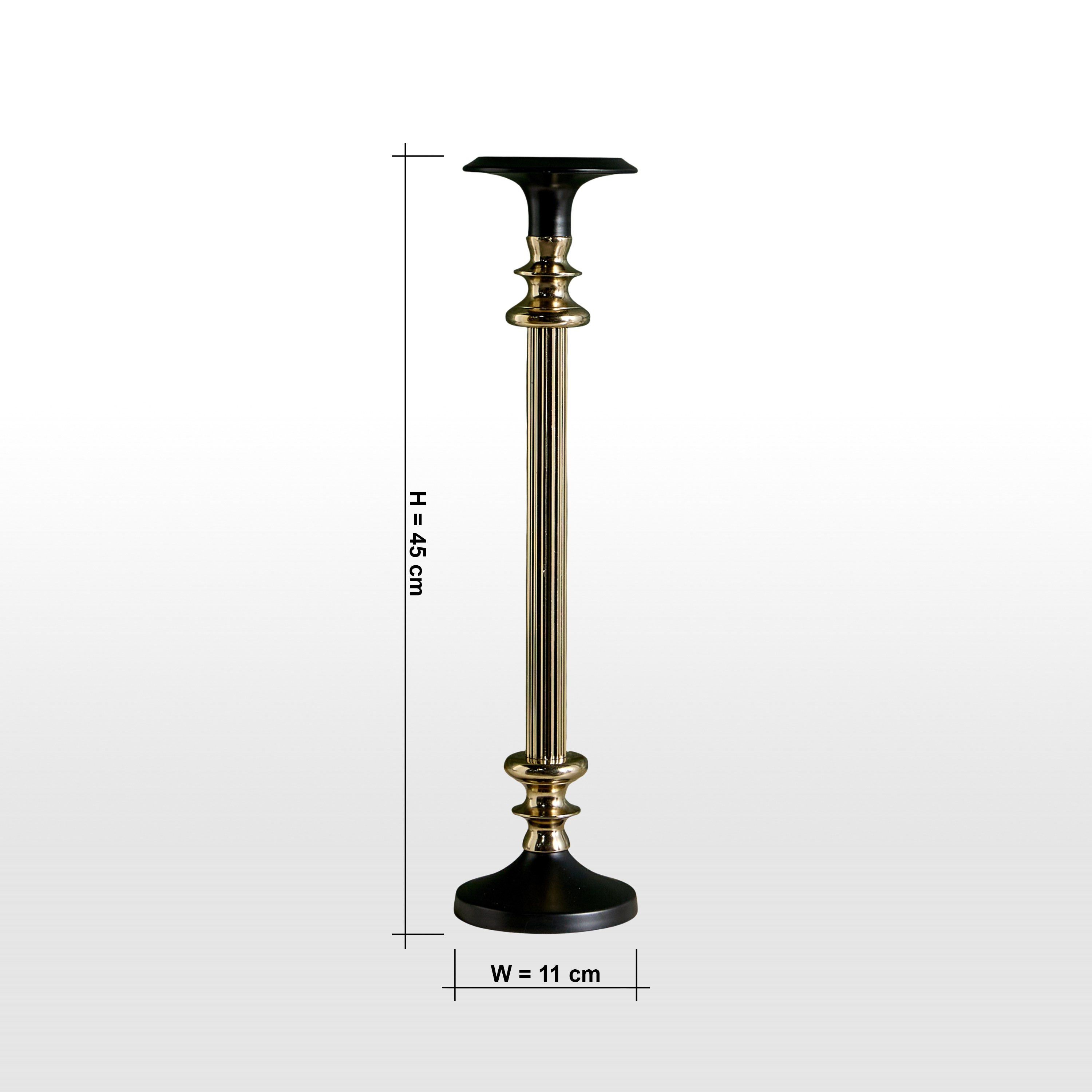 Luxe Fatima Zina Metal Taper Candleholder - 45 cm-household-decor-candleholdersandlanterns-image-7
