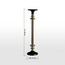 حامل شموع رفيعة معدن زينة - فاطمة لوكس - 45 سم-household-decor-candleholdersandlanterns-image-1