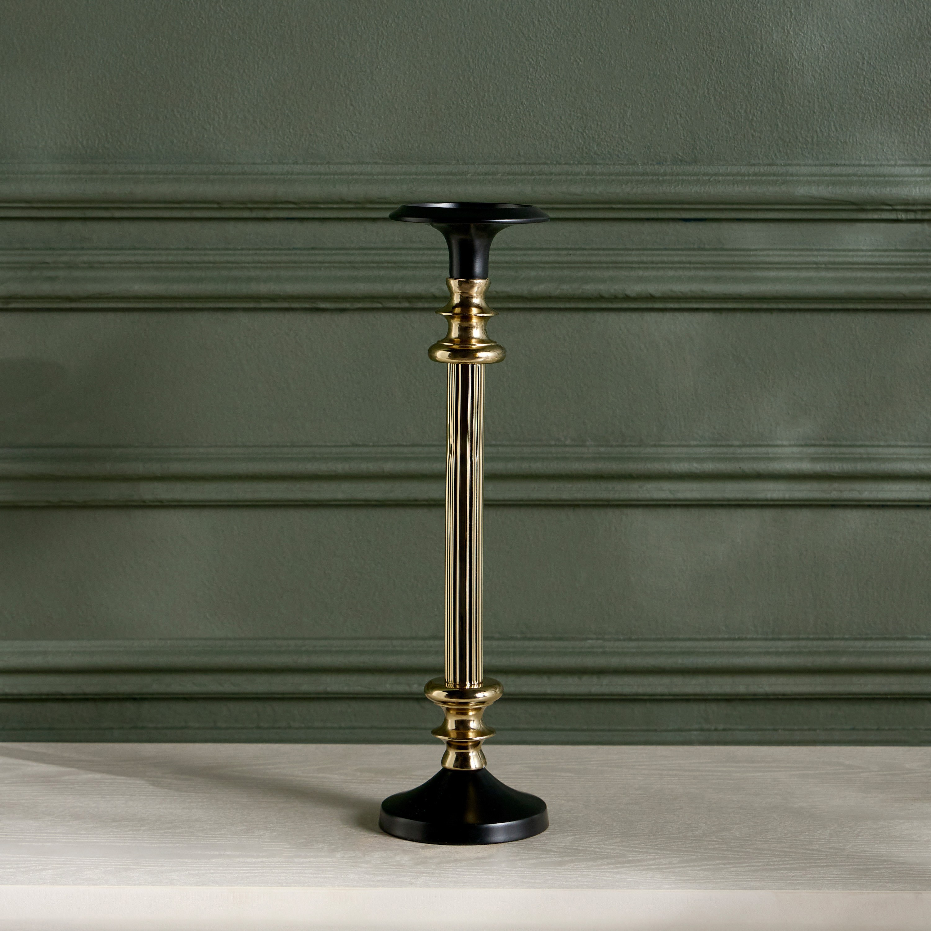 Luxe Fatima Zina Metal Taper Candleholder - 40 cm-household-decor-candleholdersandlanterns-image-3