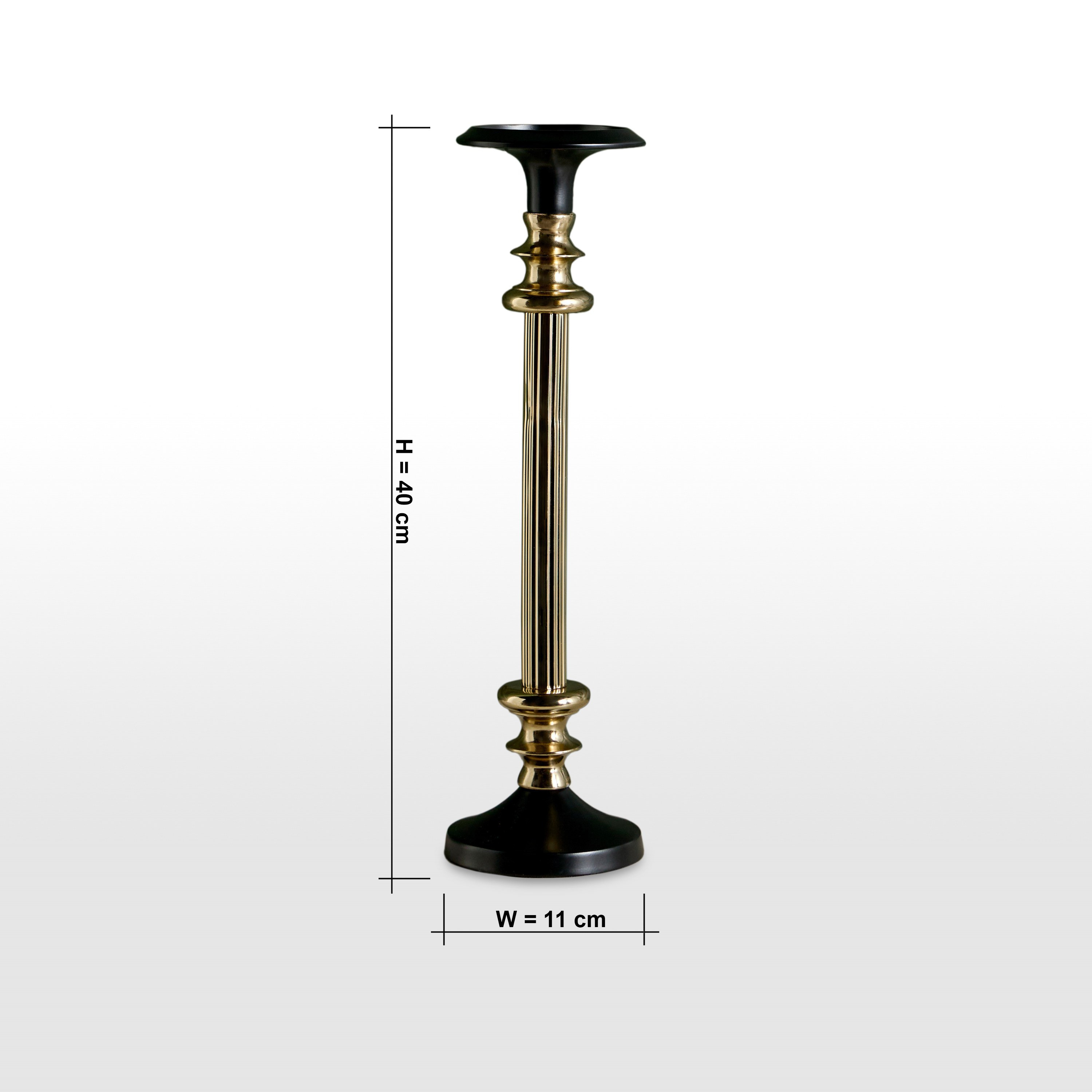 Luxe Fatima Zina Metal Taper Candleholder - 40 cm-household-decor-candleholdersandlanterns-image-7