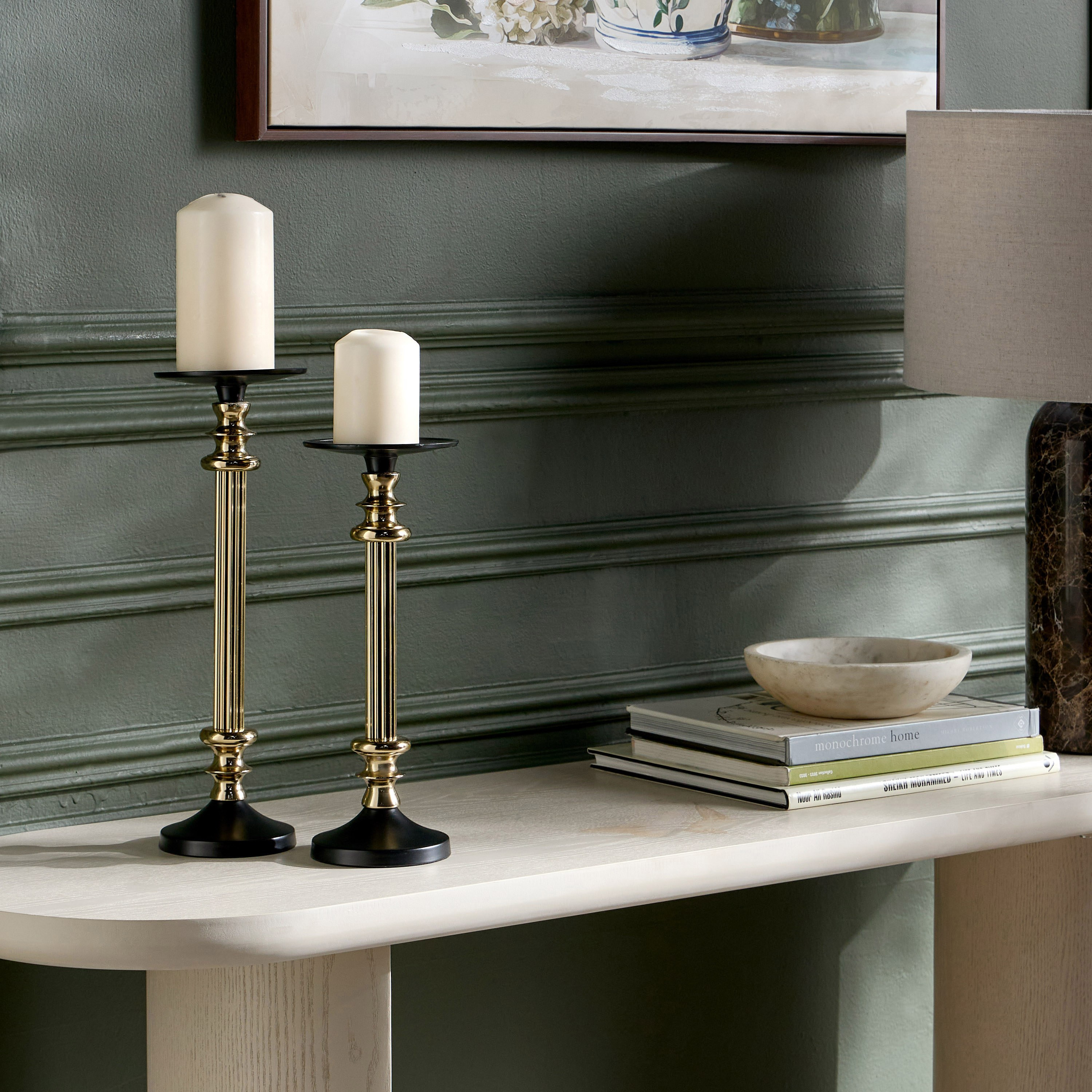 Luxe Fatima Zina Pillar Candleholder - 37 cm-household-decor-candleholdersandlanterns-image-6
