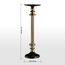 حامل شموع بيلار - لوكس فاطمة زينا - 37 سم-household-decor-candleholdersandlanterns-image-1