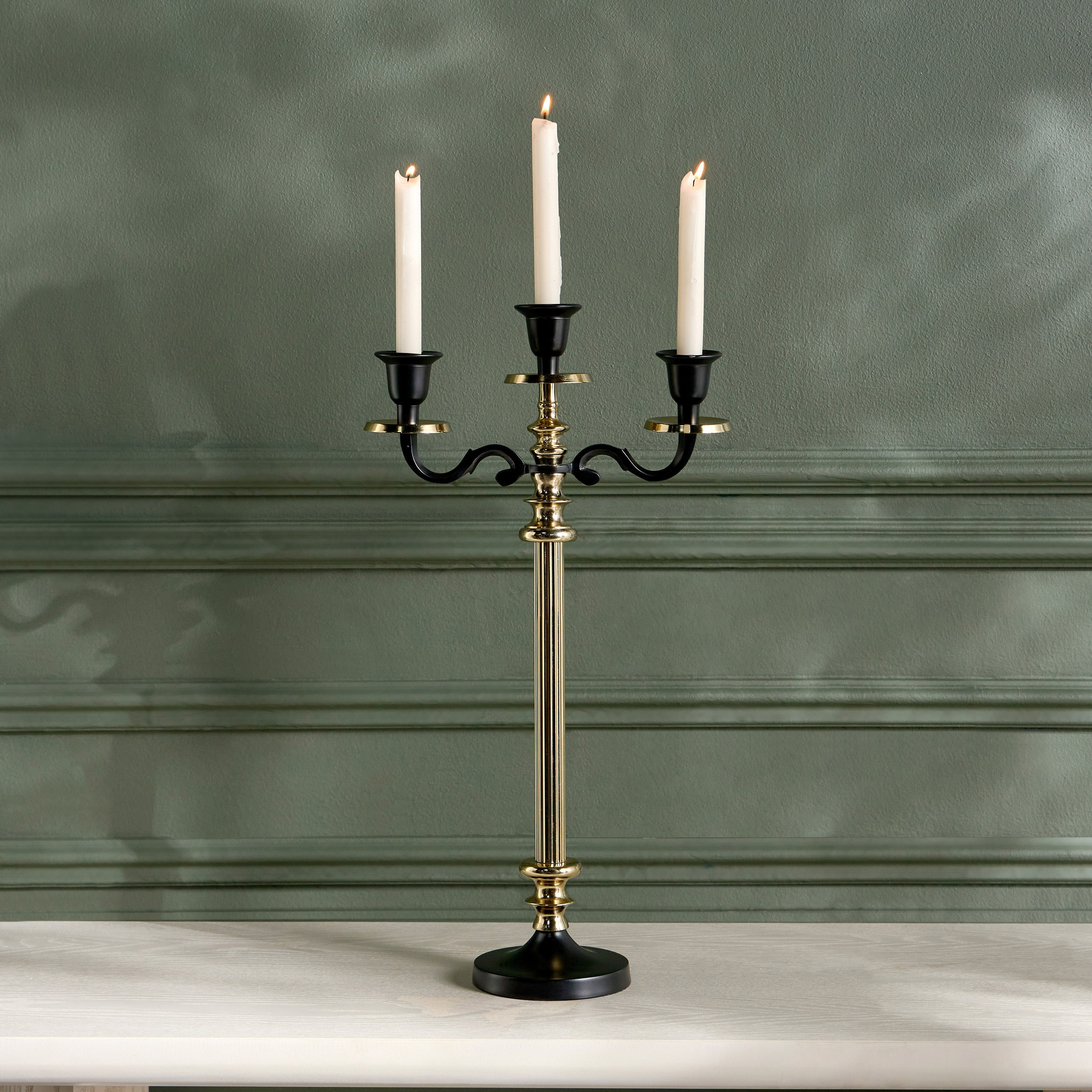 حامل شموع رفيعة معدن - لوكس فاطمة زينا - 54 سم-household-decor-candleholdersandlanterns-image-2