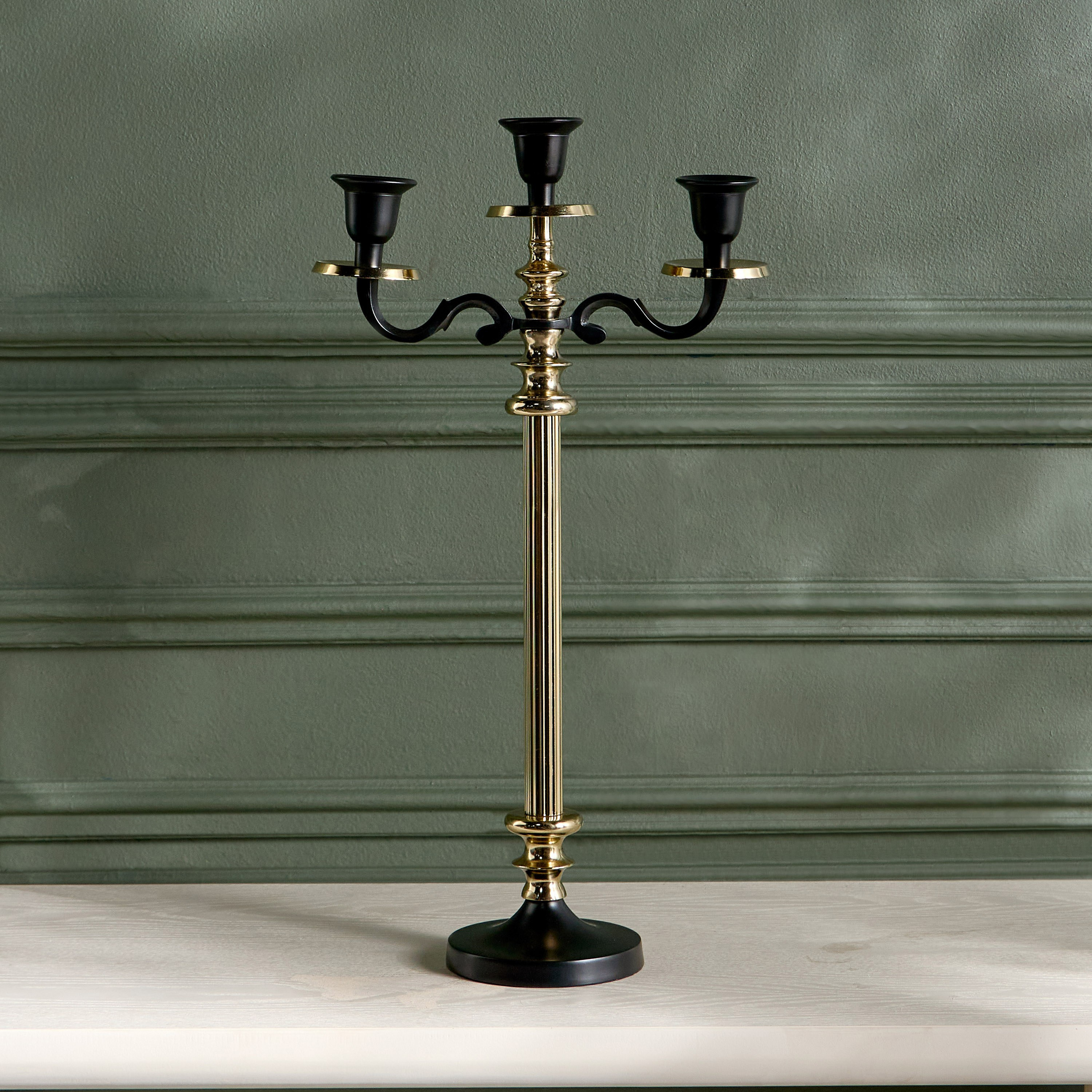 حامل شموع رفيعة معدن - لوكس فاطمة زينا - 54 سم-household-decor-candleholdersandlanterns-image-3