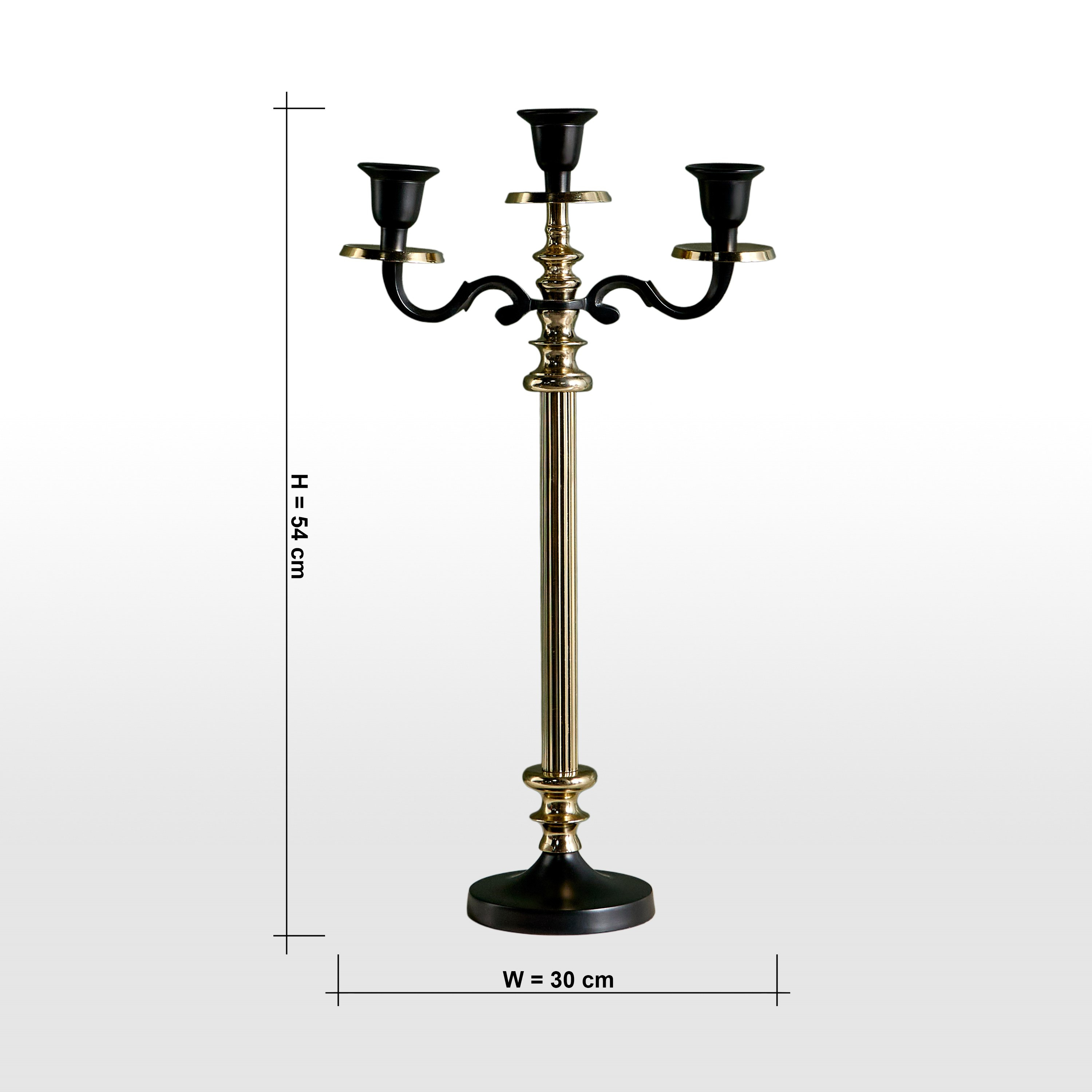 حامل شموع رفيعة معدن - لوكس فاطمة زينا - 54 سم-household-decor-candleholdersandlanterns-image-6