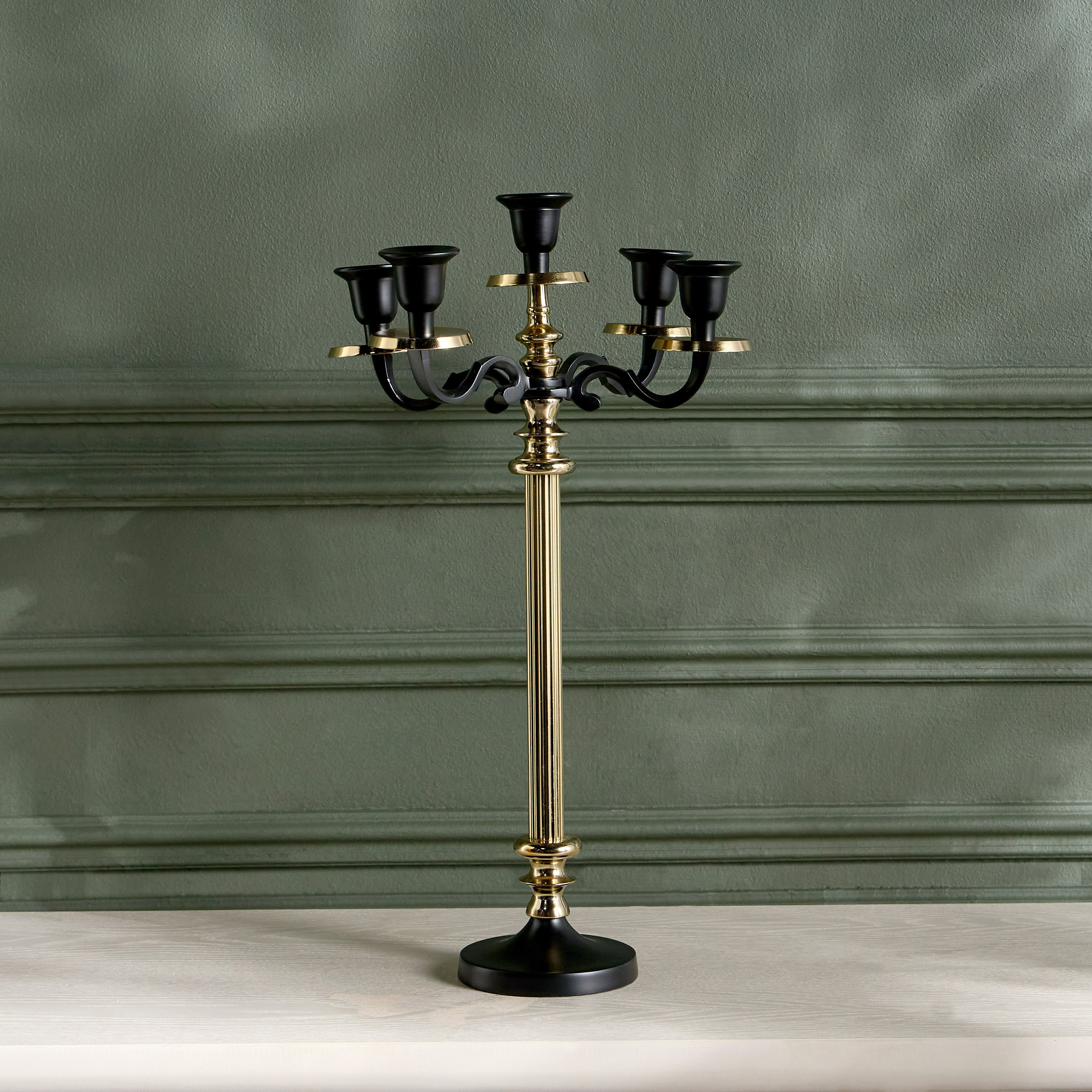 حامل شموع رفيعة معدن - لوكس فاطمة زينا - 55 سم-household-decor-candleholdersandlanterns-image-3