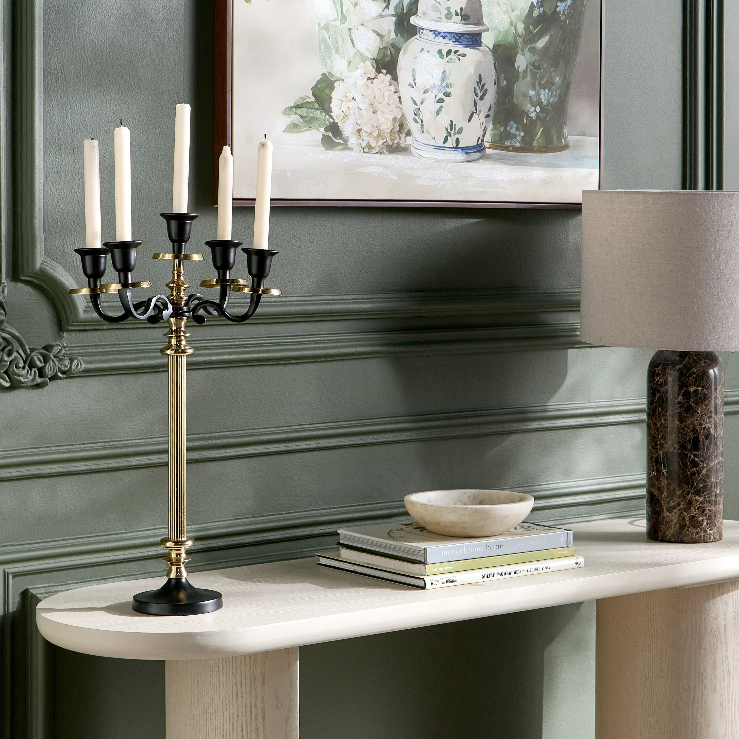 حامل شموع رفيعة معدن - لوكس فاطمة زينا - 55 سم-household-decor-candleholdersandlanterns-image-6