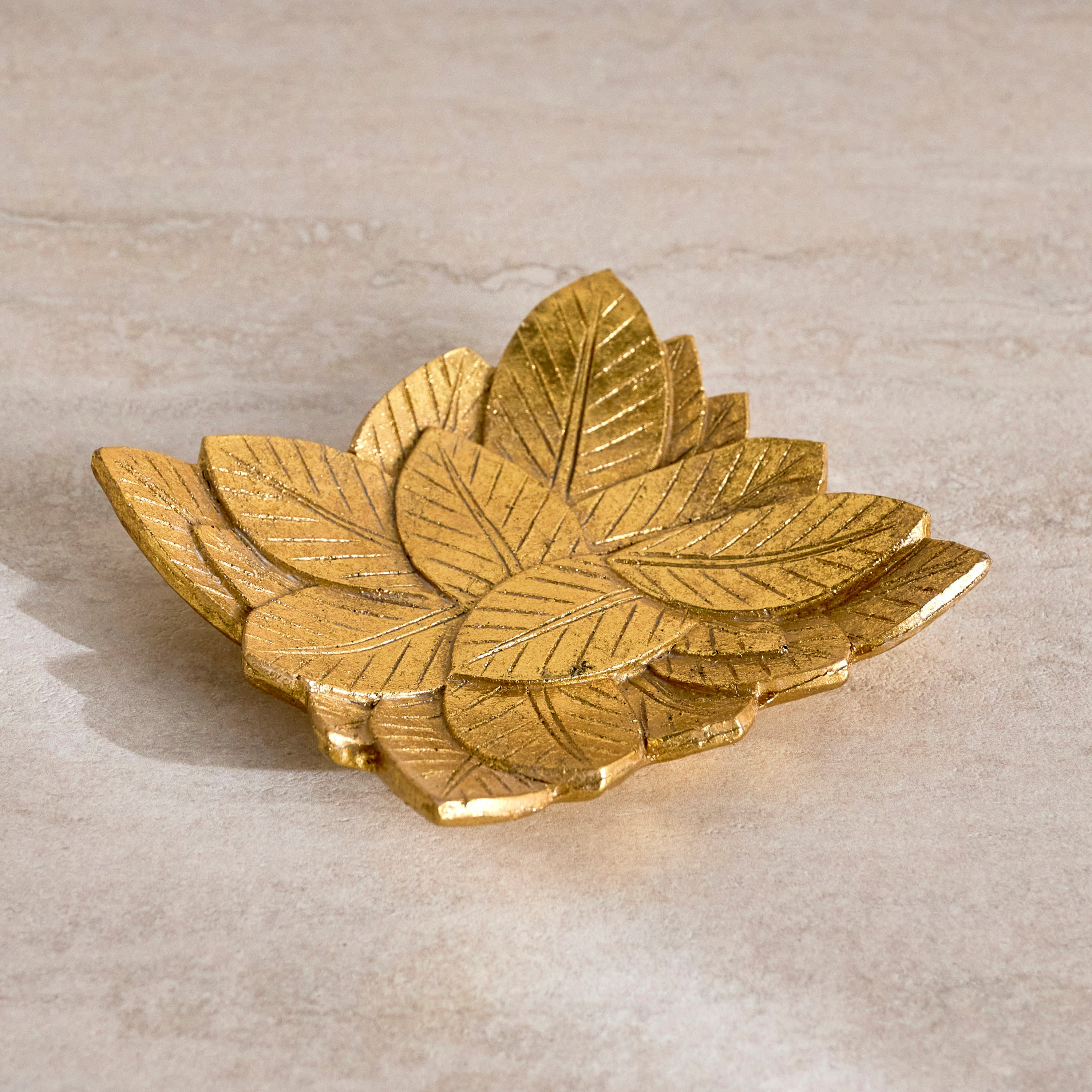 صينية ديكور من مسحوق الحجر - فيليس - 12 سم-household-decor-boxesandtrays-image-1