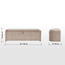 مقعد قماش بمساحة تخزين - فانوس-furniture-bedroom-benches-image-1