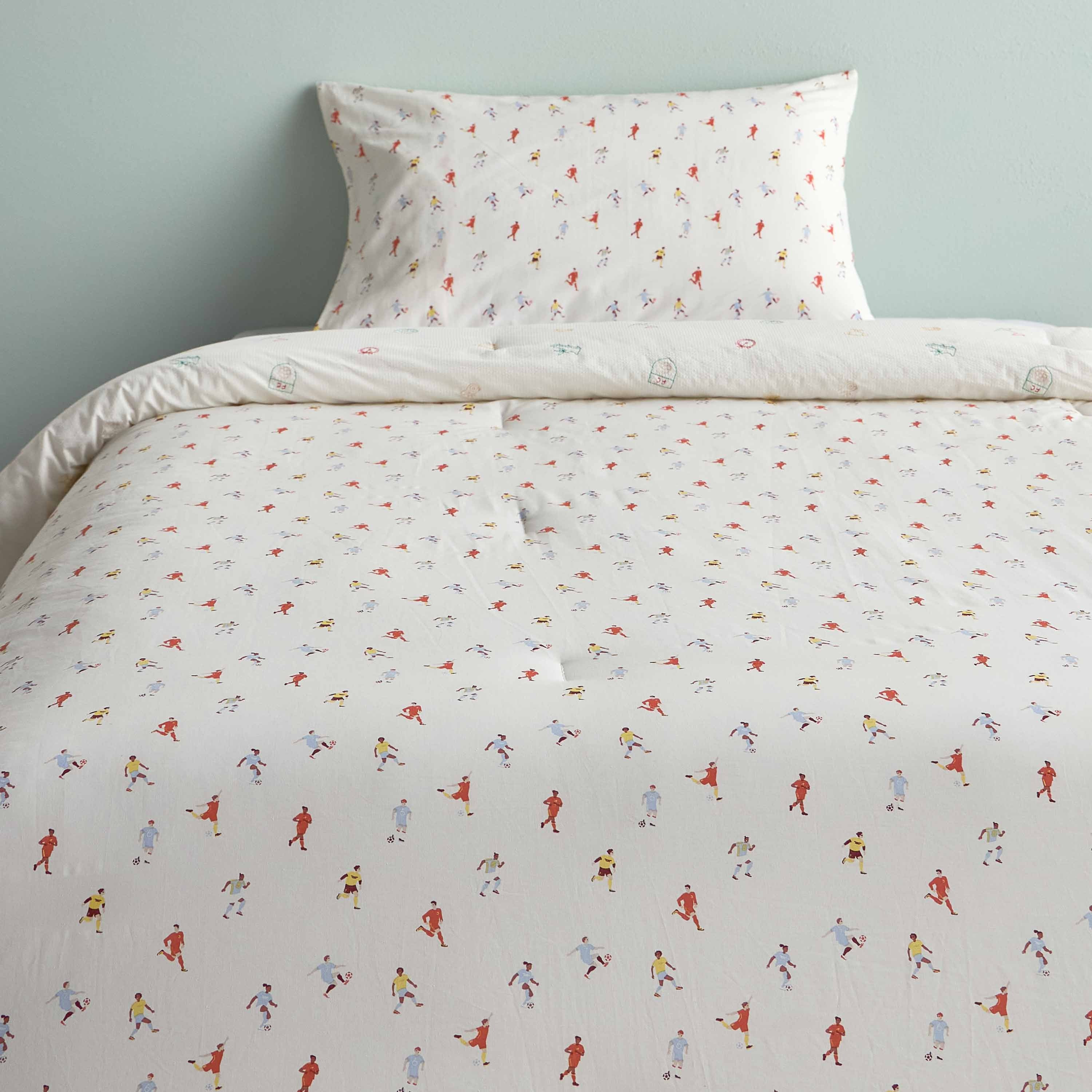 Goal Rush Cotton Printed 220 Thread Count 2-Piece Full Comforter Set - 160x220 cm-babyandkids-beddingandwindows-bedding-comforters-image-7