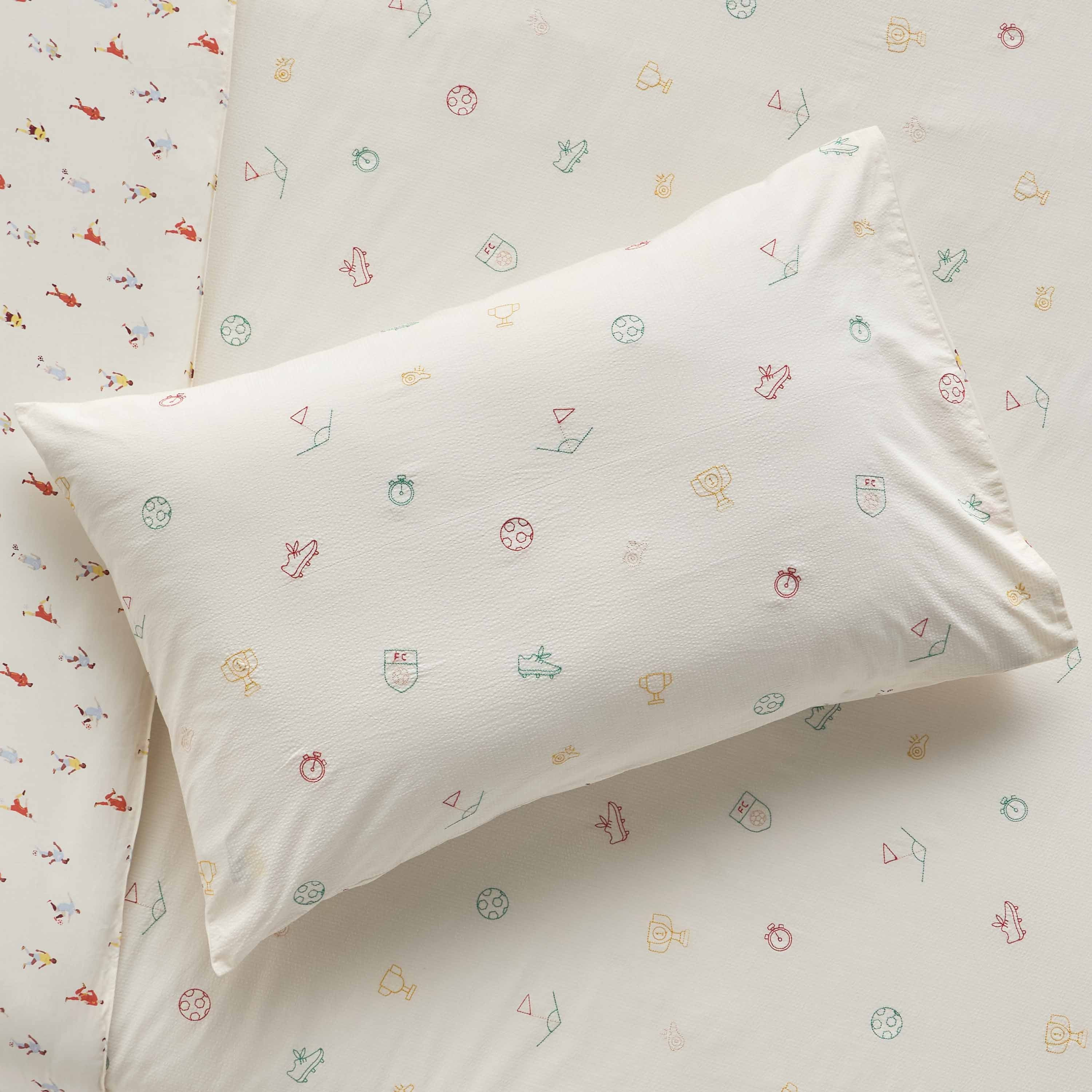 Goal Rush Cotton Printed 220 Thread Count 2-Piece Full Comforter Set - 160x220 cm-babyandkids-beddingandwindows-bedding-comforters-image-1
